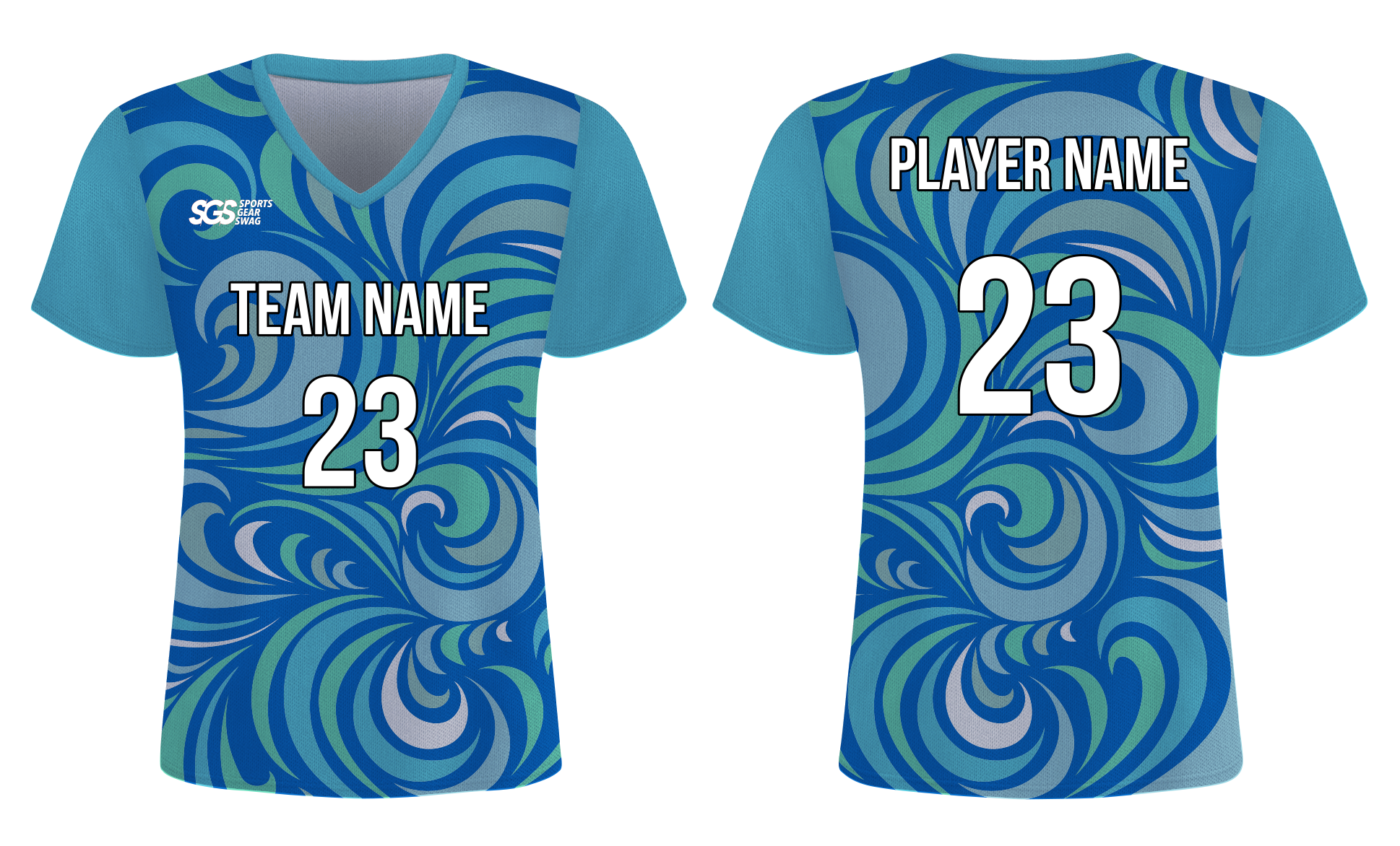 Custom abstract adult youth soccer jersey - Jersey
