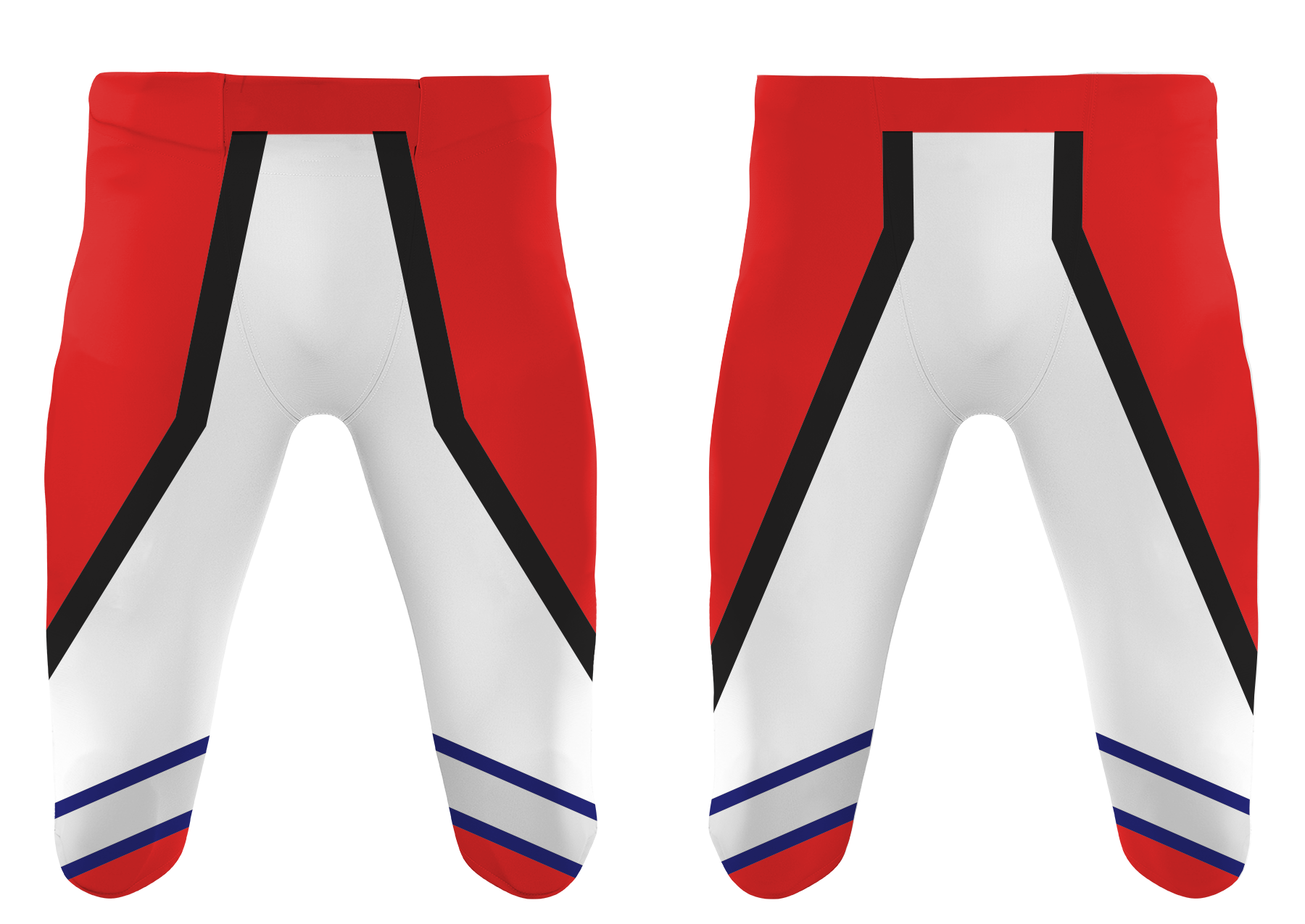 Custom unique no belt solid design adult youth unisex football pants - Football-pants