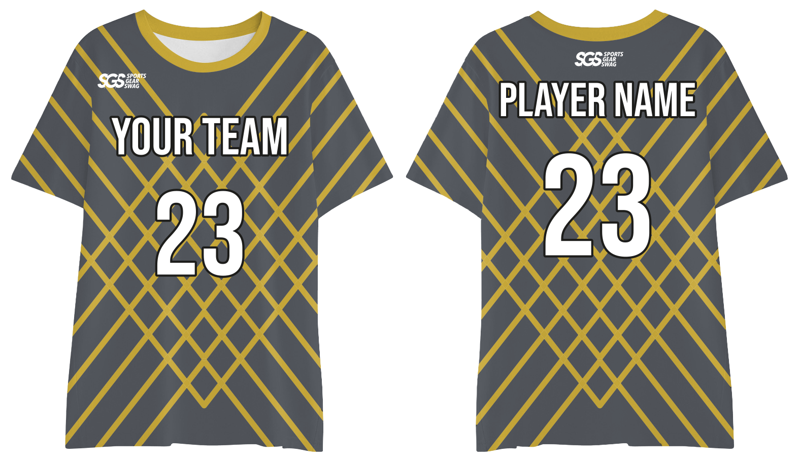 Custom moisture wicking crossed adult youth unisex shirt - Jersey