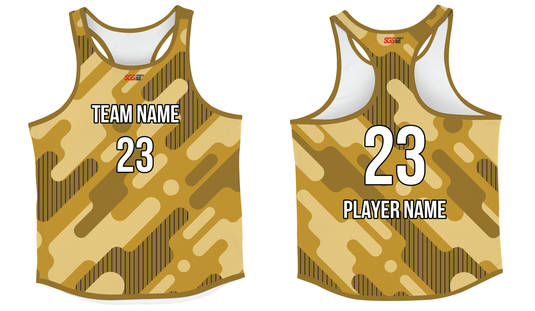 Custom track singlets adult youth unisex game fit - Track-singlets