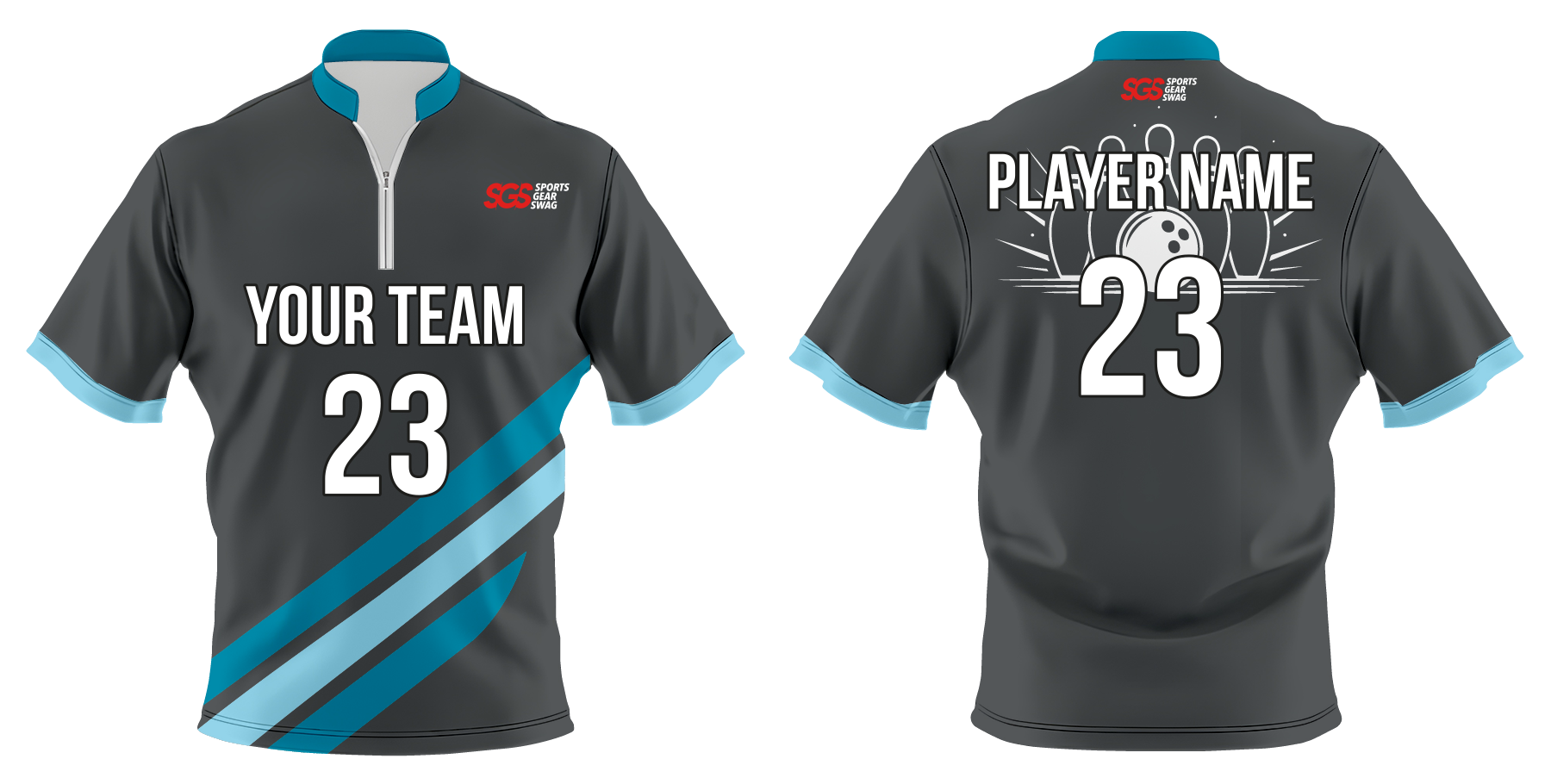 Custom bowling jersey adult youth unisex prime - Jersey