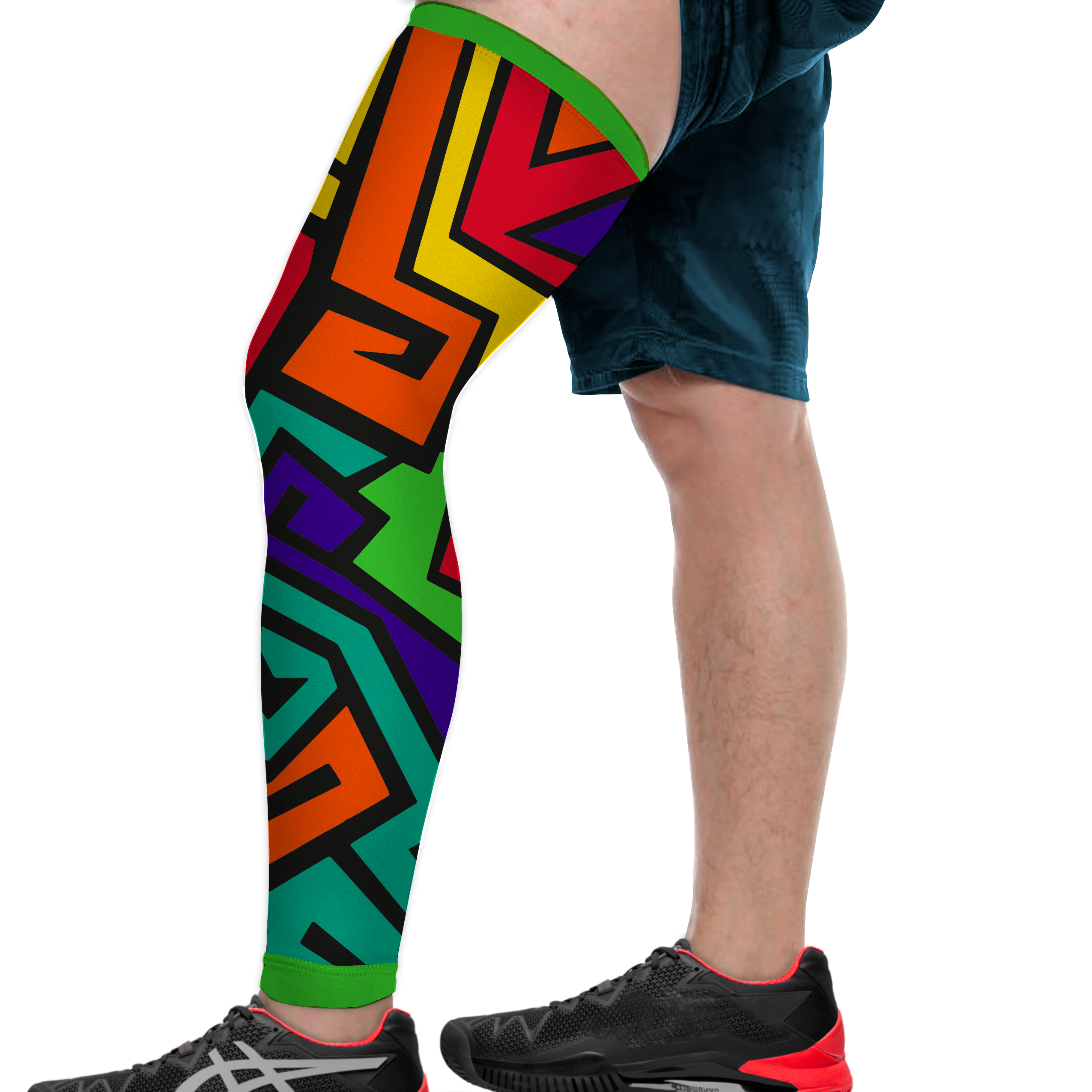 Custom strong abstract adult youth unisex full leg sleeve - Leg-sleeve