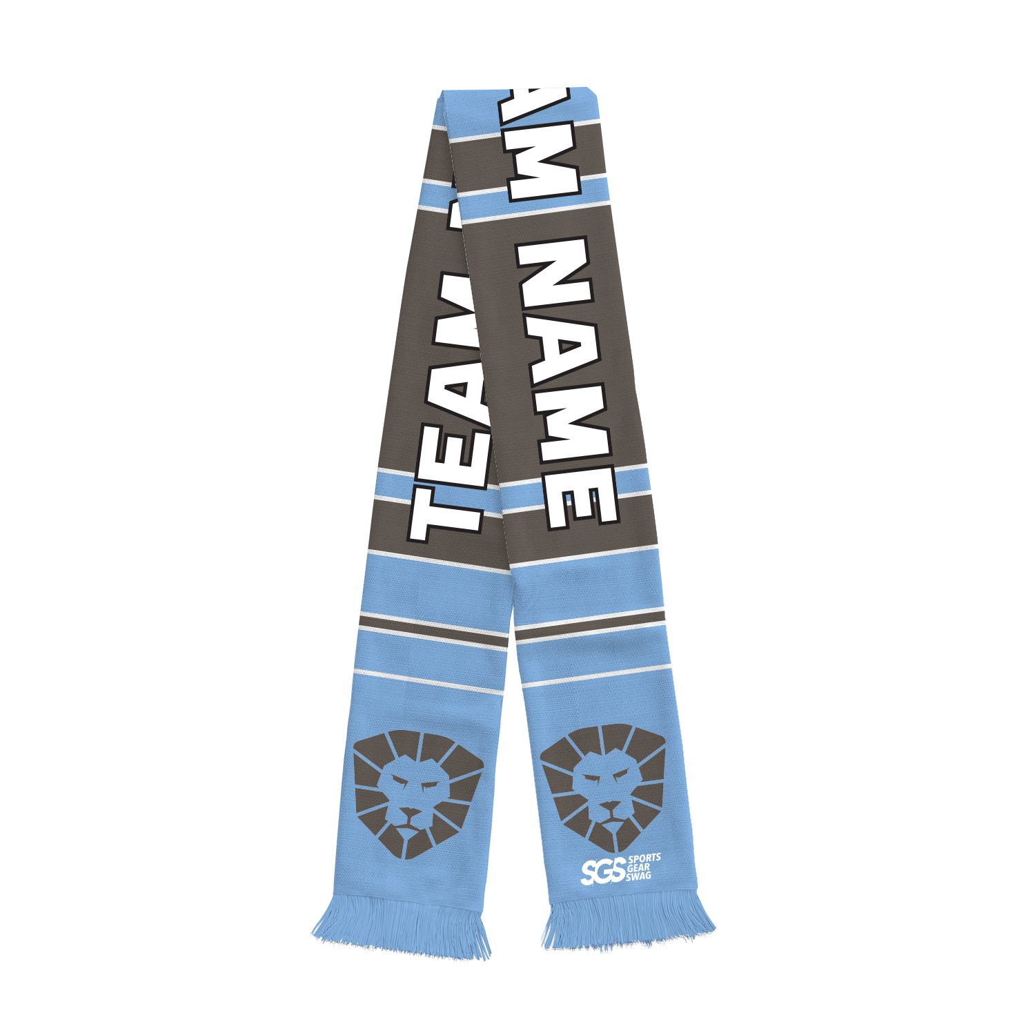 Custom fan scarf cool slate - Fan-scarves