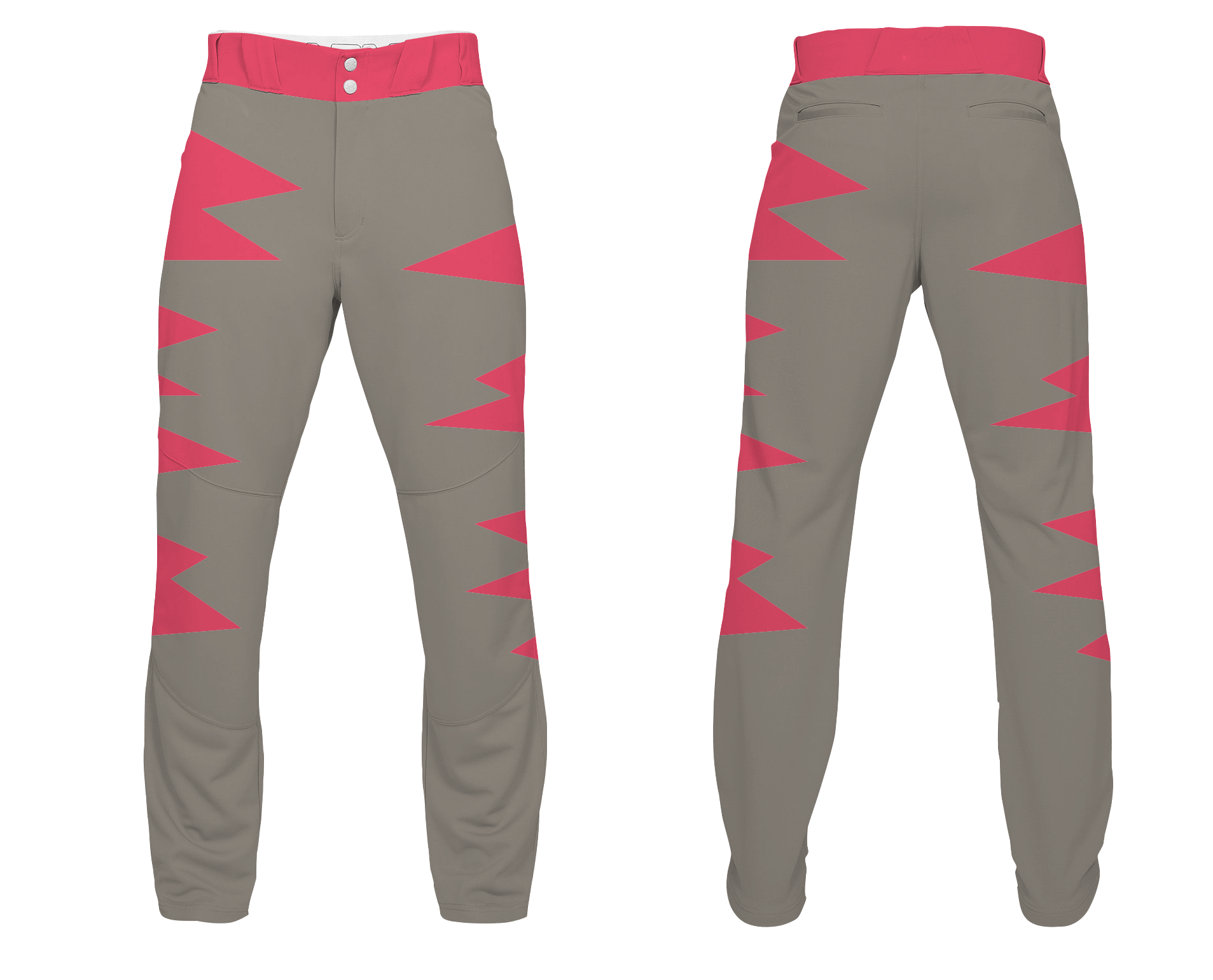 Custom zig-zag abstract  adult youth unisex softball pants - Softball-pants