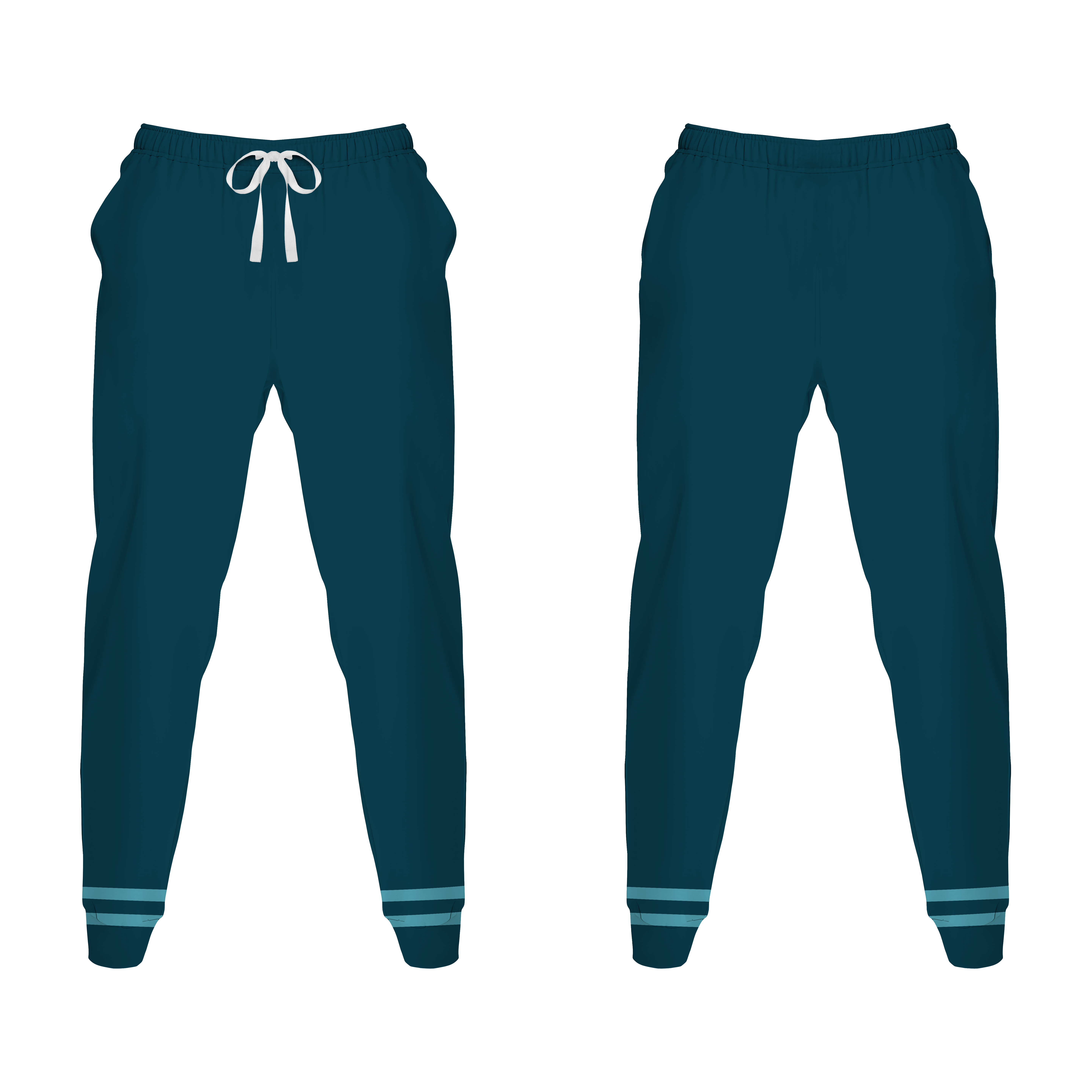 Custom scrubs tight knit bottom peak essence - Scrub-pants
