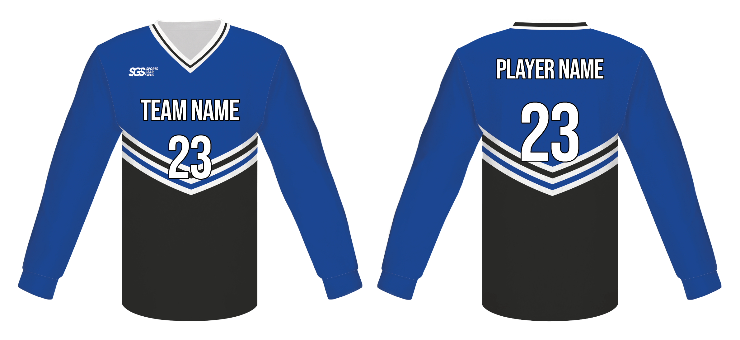 Custom classic authentic adult youth unisex cheerleading long sleeve jersey - Jersey