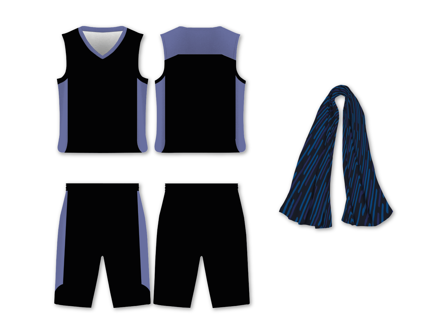 Custom side back panel solids adult youth unisex basketball jersey - reversible uniform - Jersey