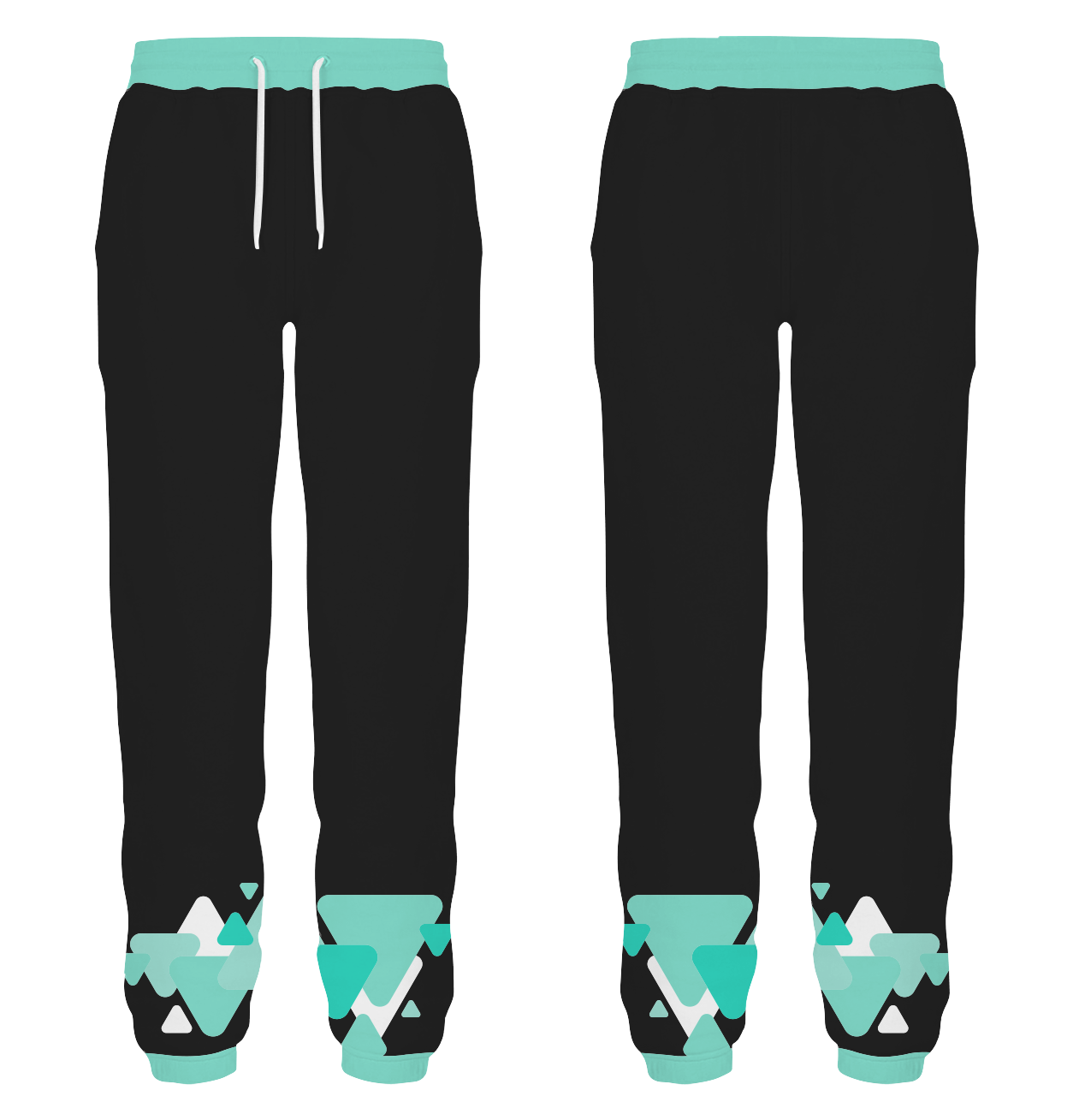 Custom dance joggers adult youth unisex triangular flux - Dance-joggers