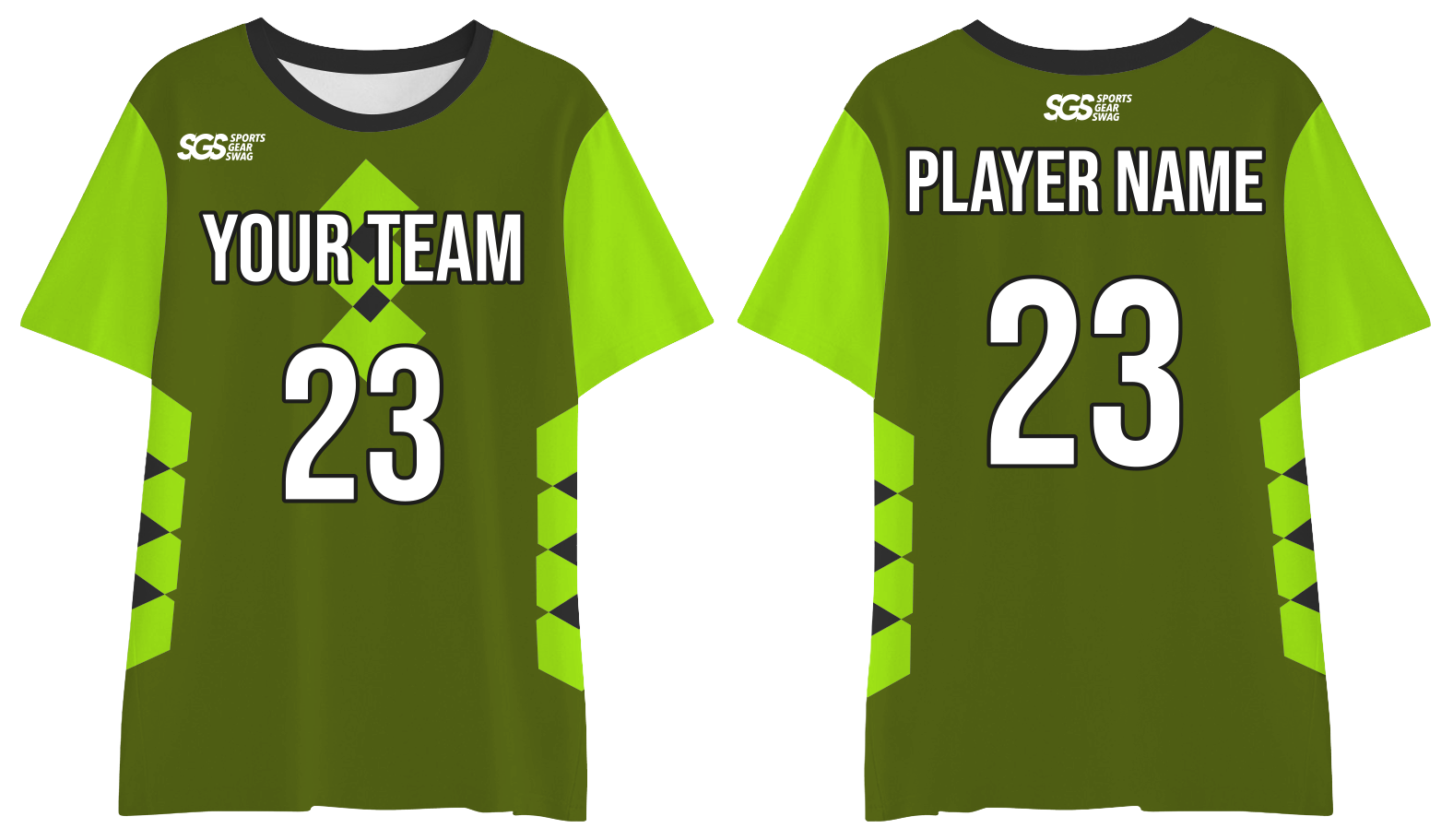 Custom moisture-wicking side checkerd adult youth unisex shirt - Jersey