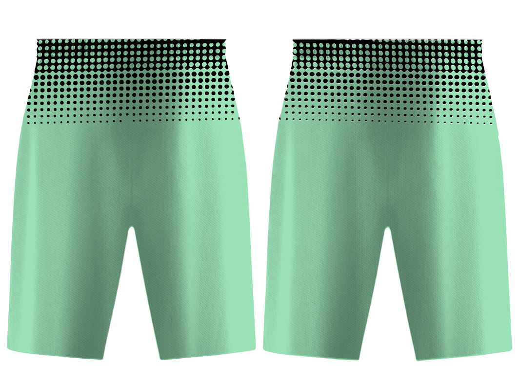Custom polka-dot abstract adult youth unisex basketball shorts - reversible uniform - Short