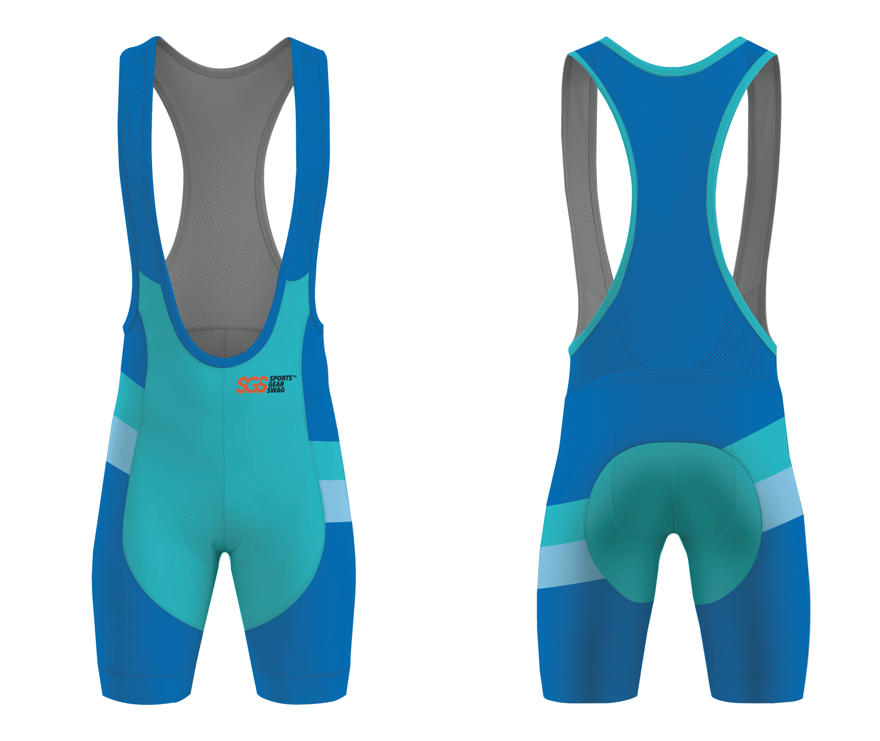 Custom bibform adult youth unisex cycling bib - Cycling-bibs