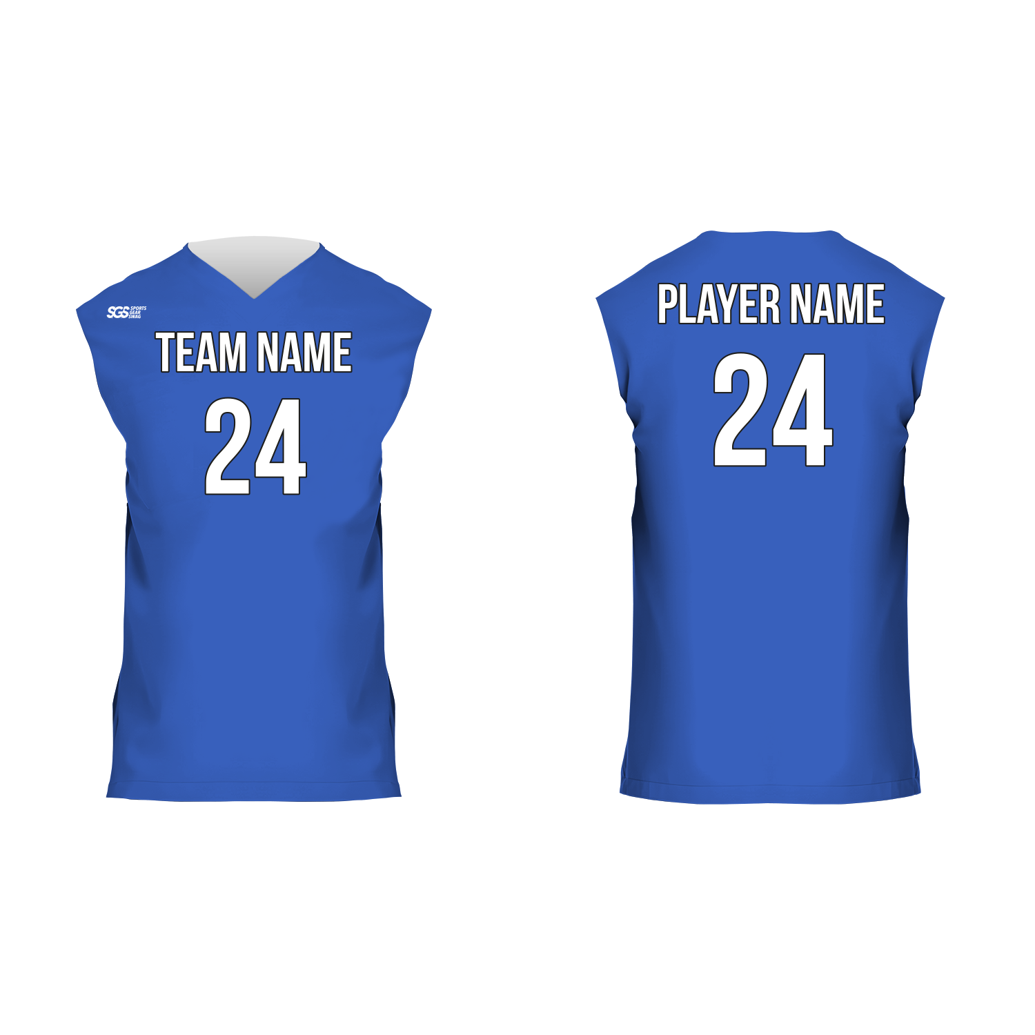 Custom men sleeveless scrubs top sky line - Scrub-tops