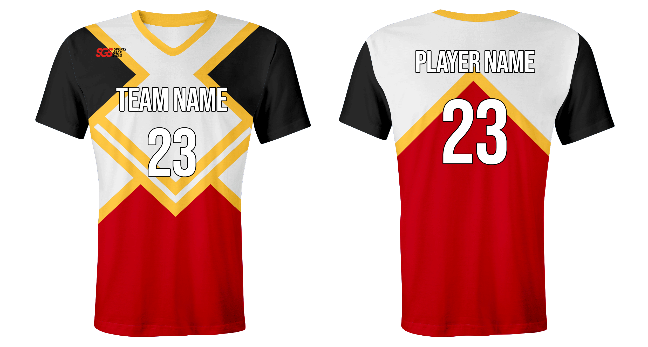 Custom unique and stylish youth unisex cheerleading short sleeve tight fit jersey - Jersey