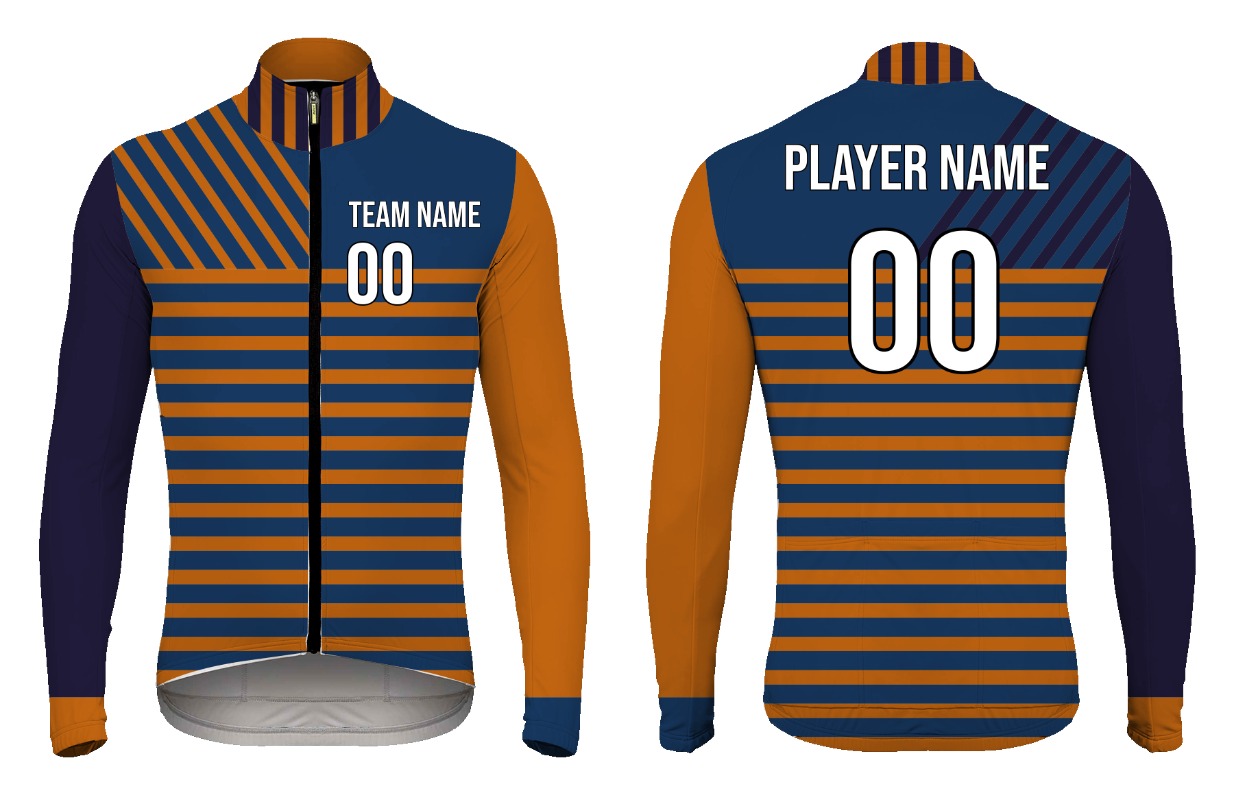 Custom ideal adult youth unisex cycling long sleeve - Jersey