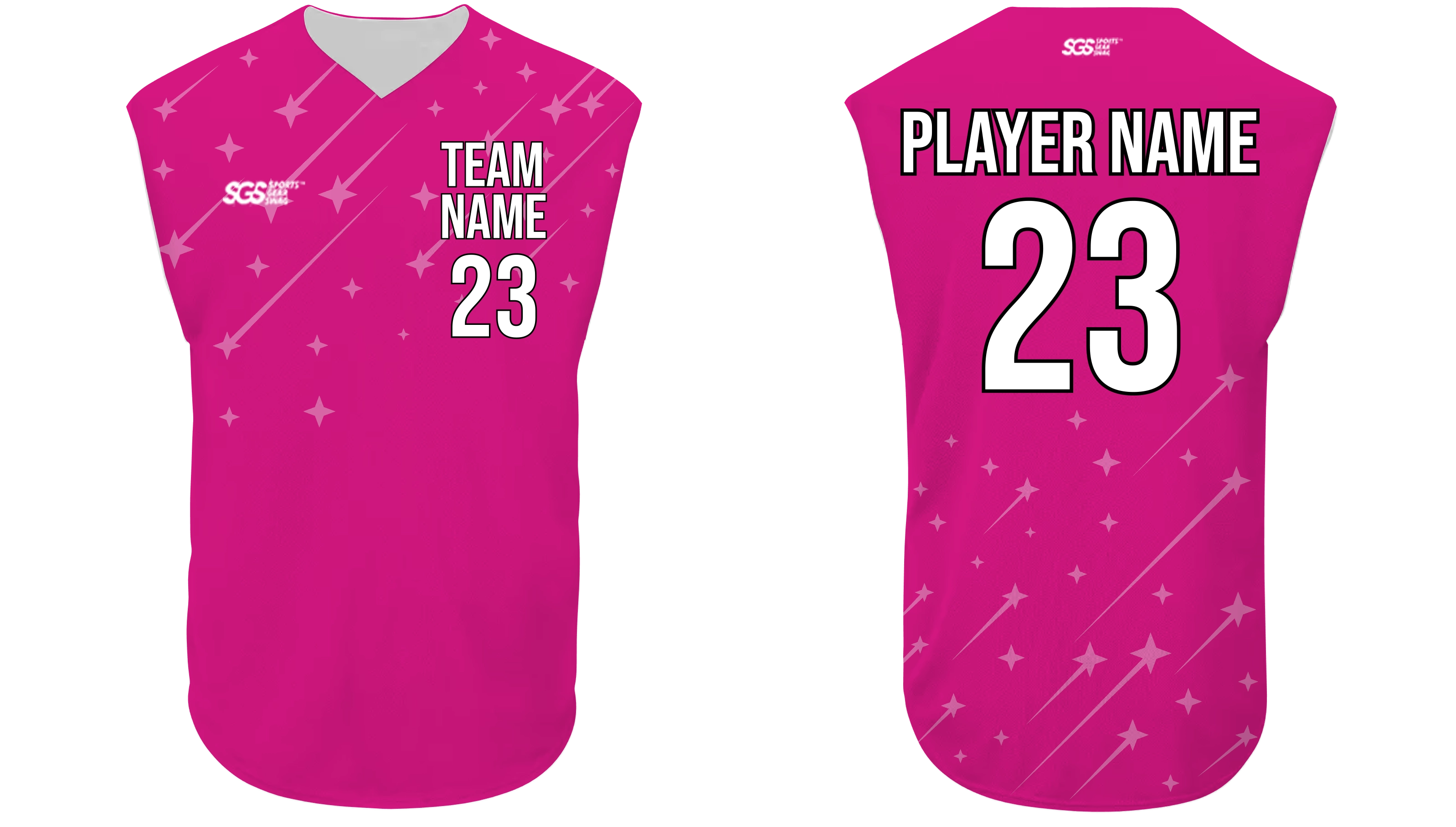 Custom moving stars sleeveless adult youth unisex softball jersey - Jersey