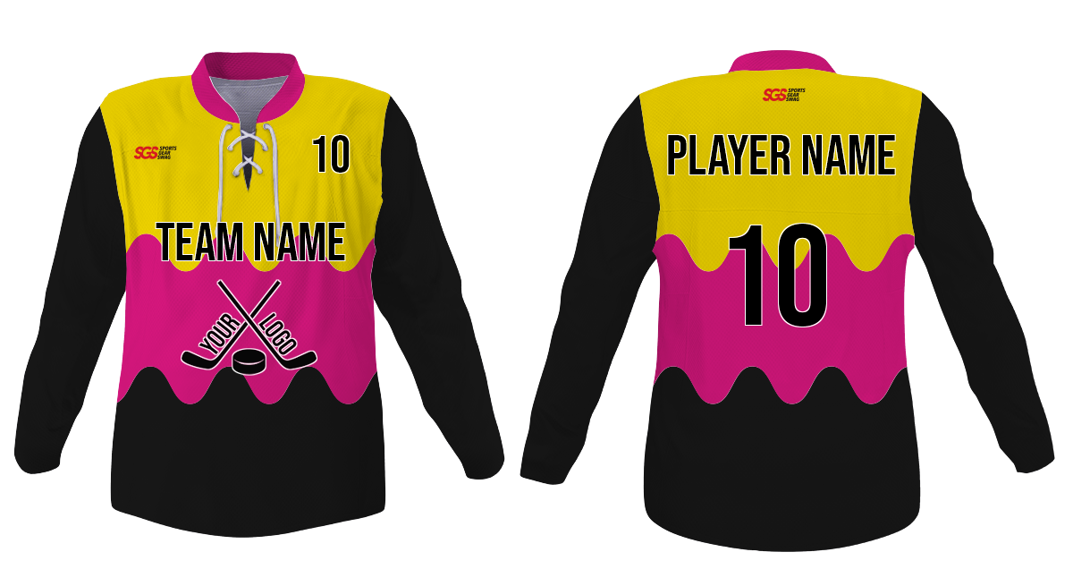 Custom youth unisex hockey jersey laces - Jersey