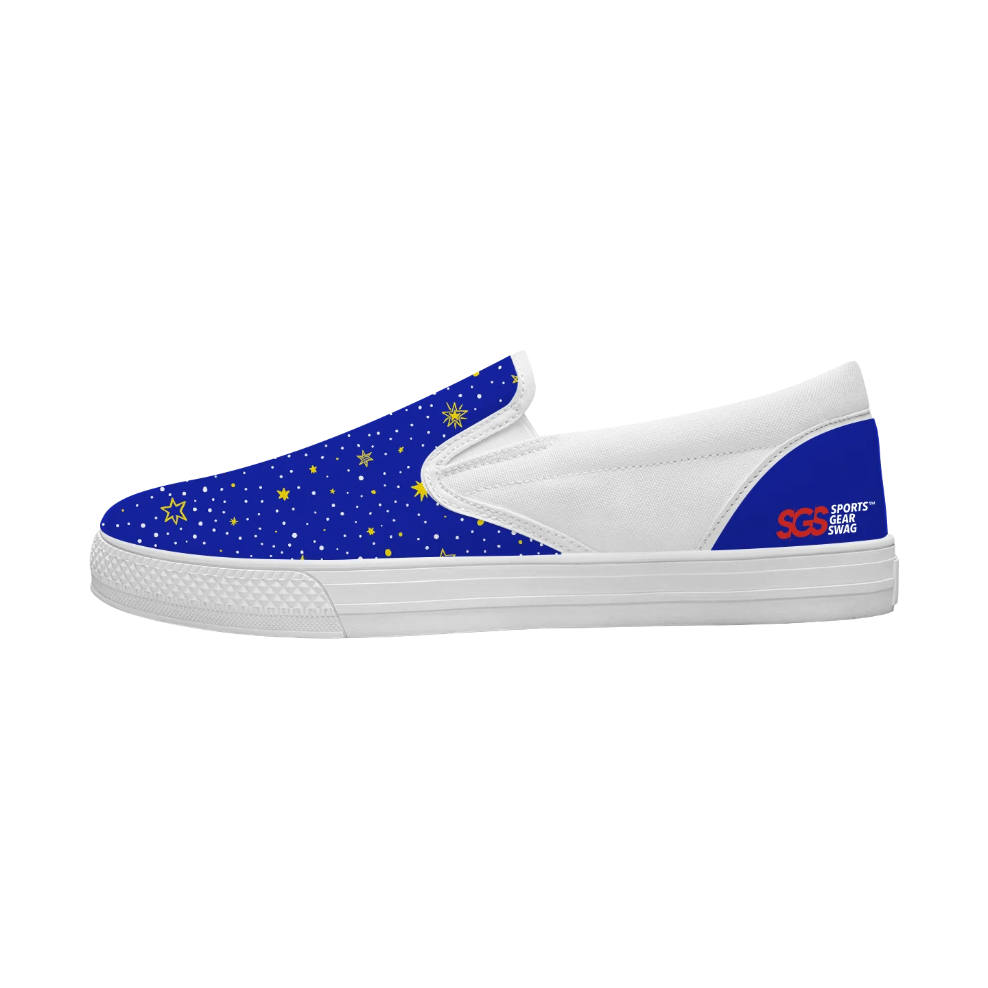 Custom slip on shoes white nova - Slip-on-shoes