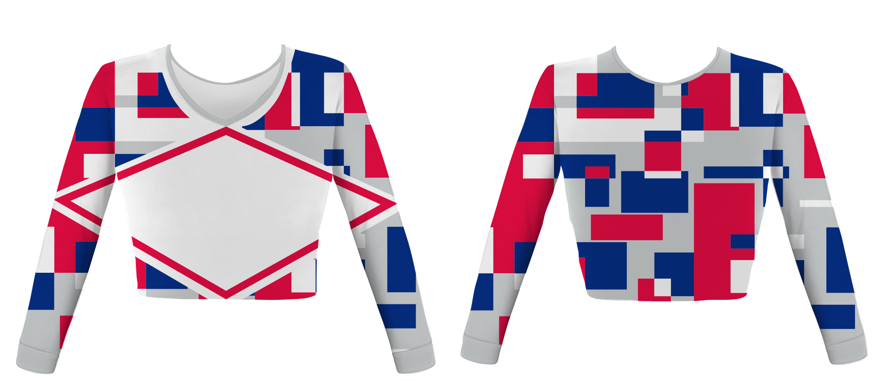 Custom  fashion   adult youth unisex cheerleading long sleeve jersey - Jersey