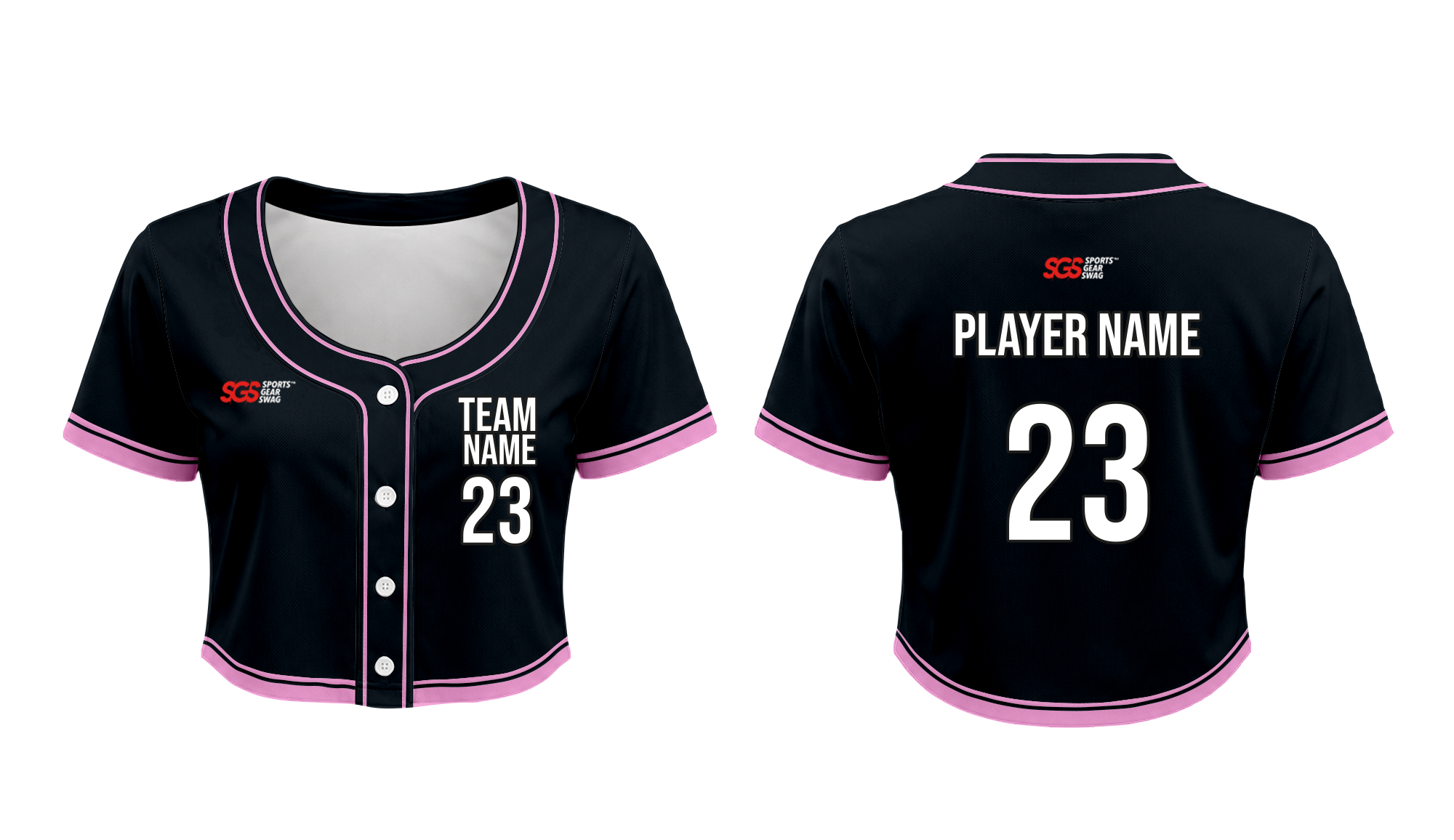 Custom game cropped adult youth unisex baseball jersey - Cropped-baseball-jerseys