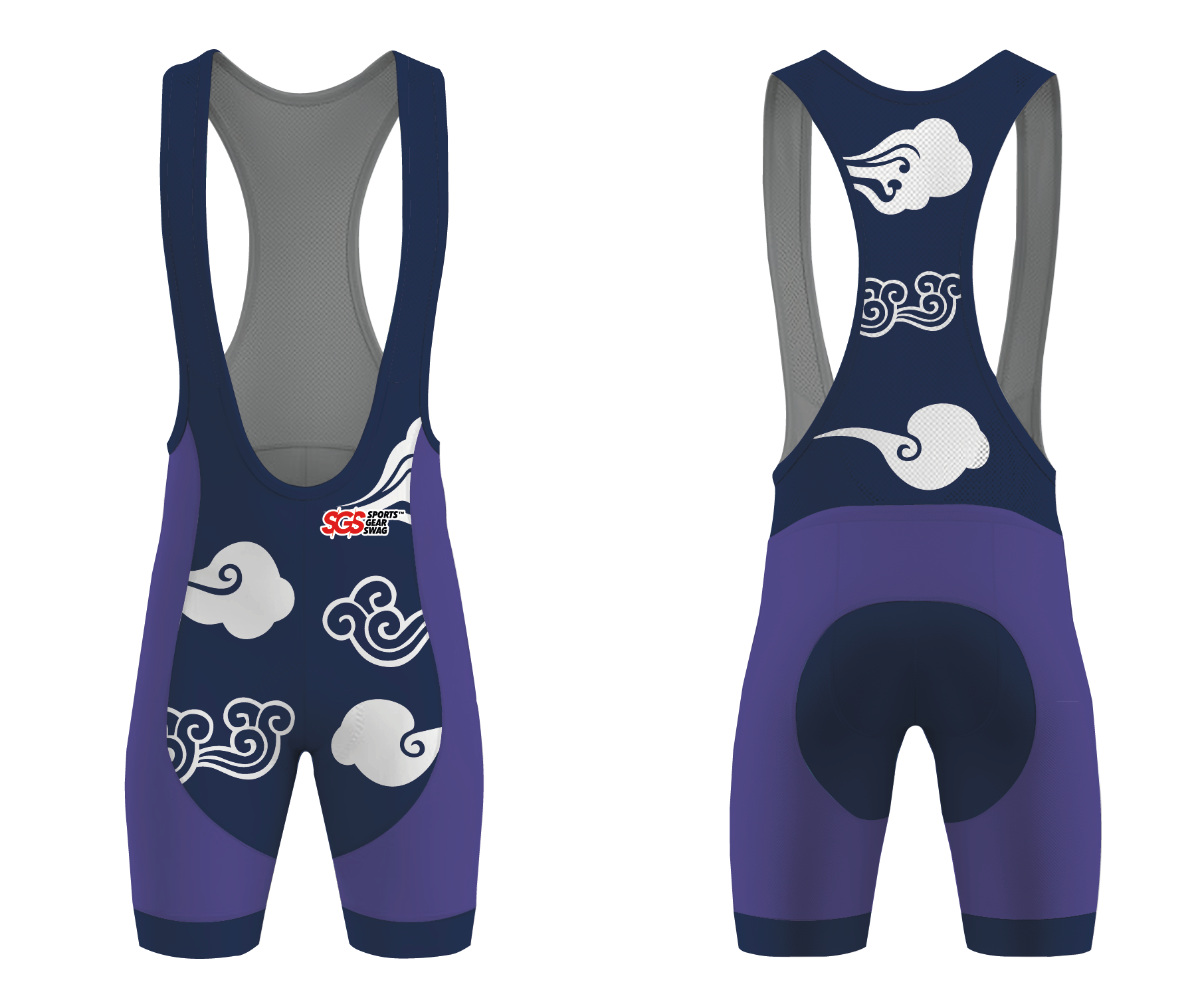 Custom stoneleaf adult youth unisex cycling bib - Cycling-bibs