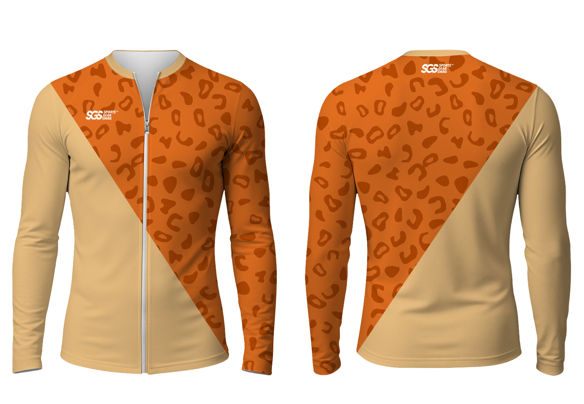 Custom figure skating zipper long sleeve jersey adult youth unisex prime performance - Figure-skating-jerseys