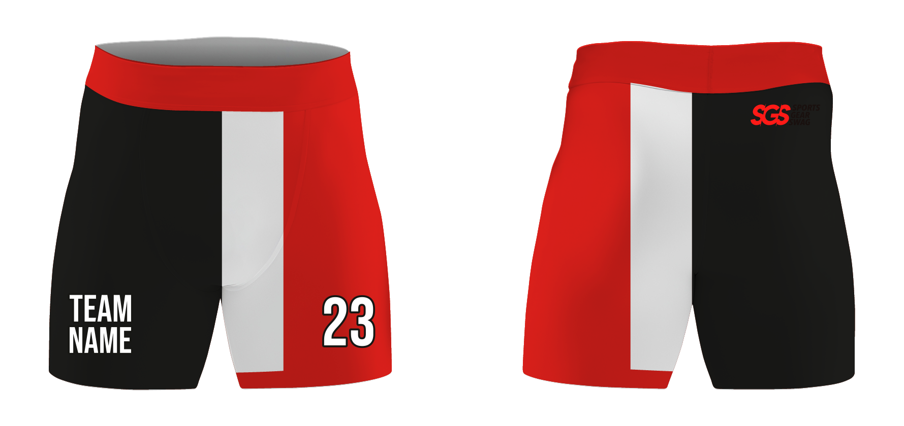 Custom compression dance shorts power trio - Dance-shorts