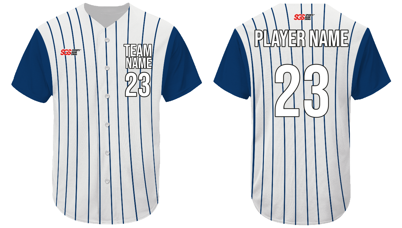 Custom stripe adult youth unisex baseball jersey - Jersey