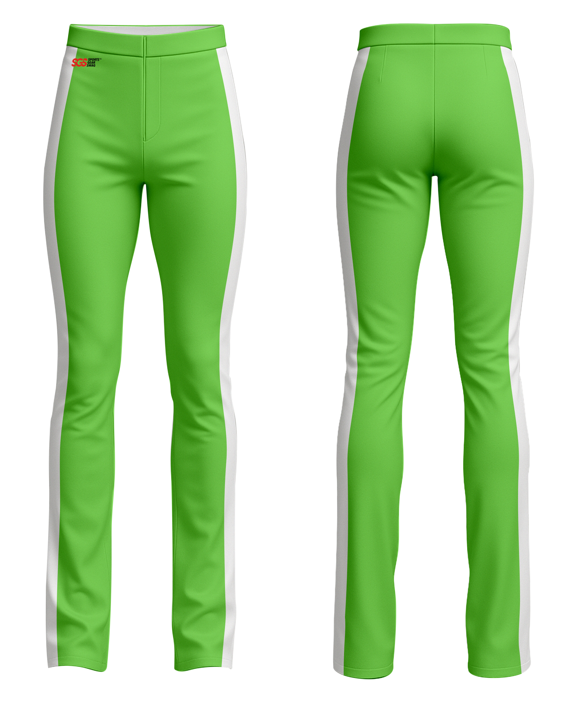 Custom figure skating pants adult youth unisex linear elegance - Figure-skating-pants
