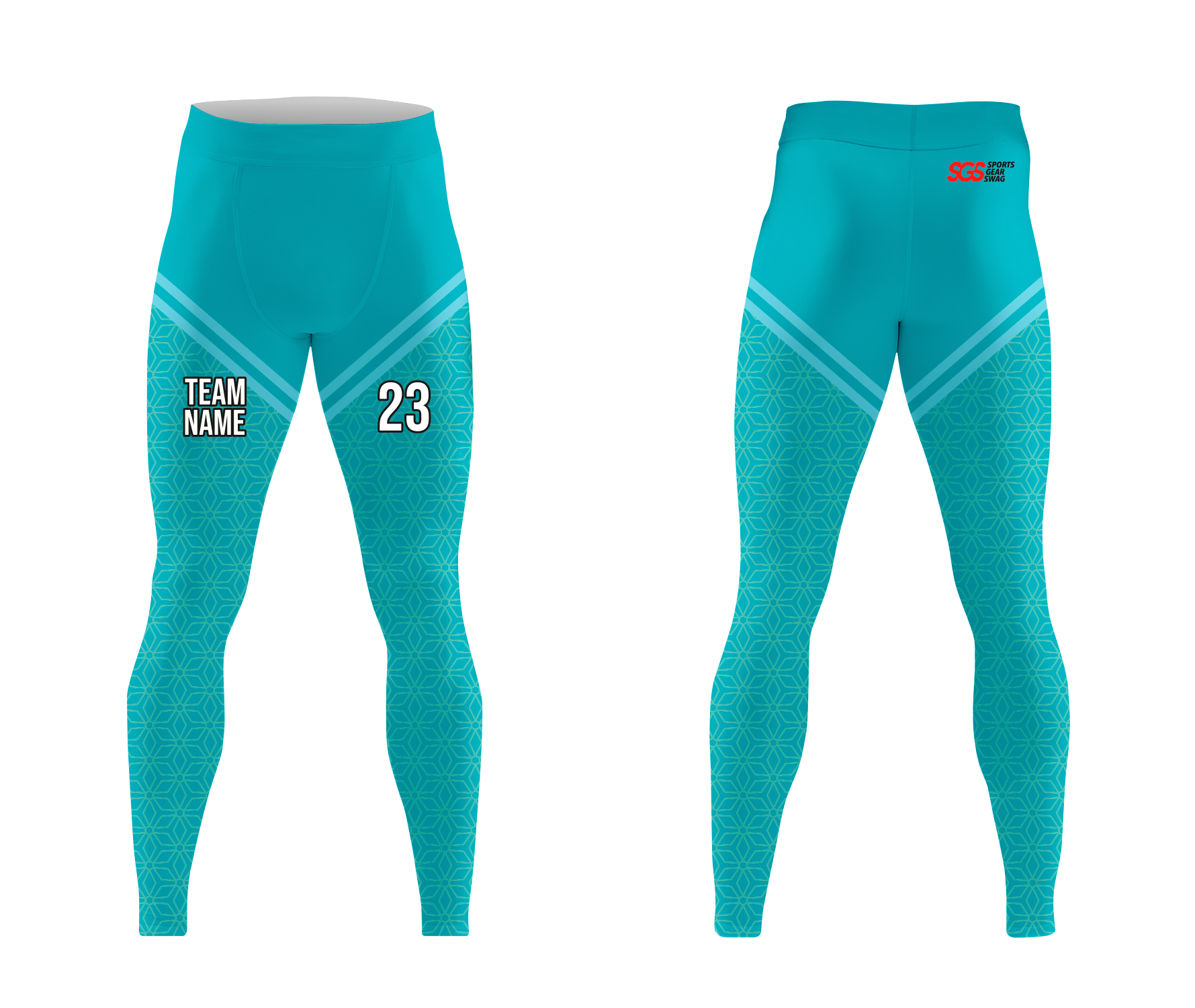 Custom fantastic  adult youth unisex full calf compression tights - Compression-tights