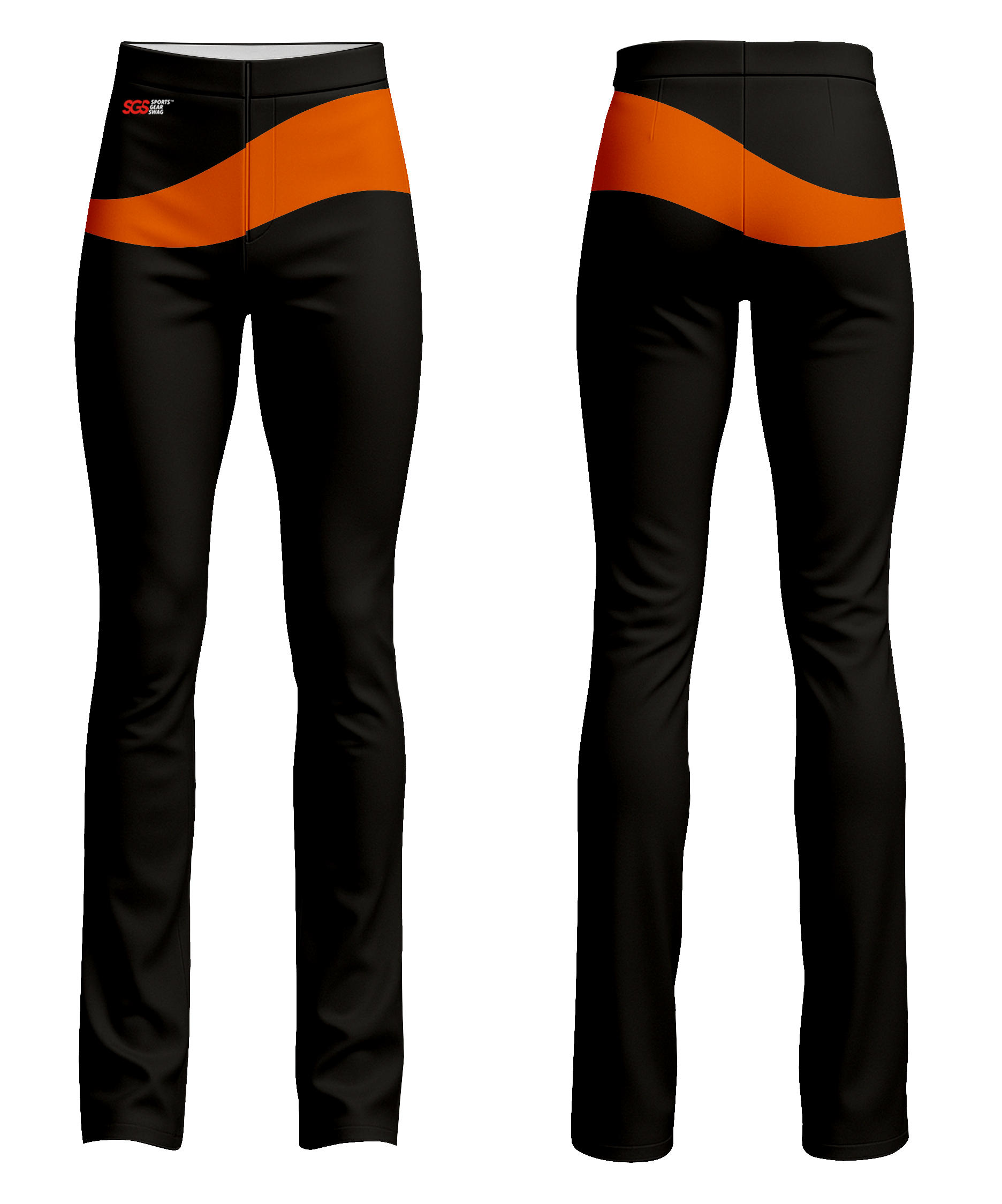 Custom figure skating pants adult youth unisex glide fire - Figure-skating-pants