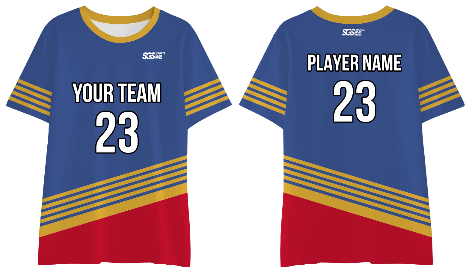 Custom moisture-wicking simple adult youth unisex shirt - Jersey