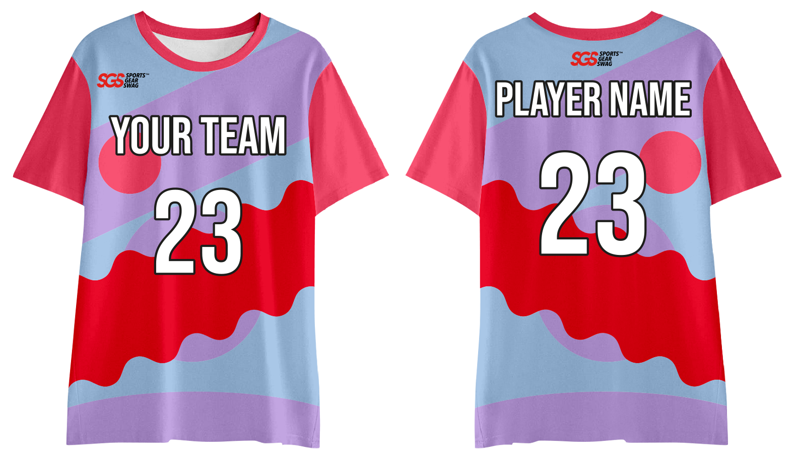 Custom moisture-wicking multicolor adult youth unisex shirt - Jersey