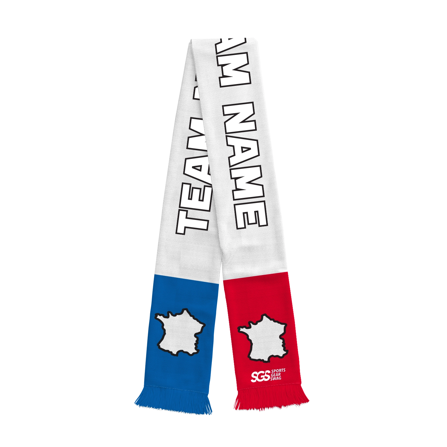 Custom fan scarf parisian pride - Fan-scarves