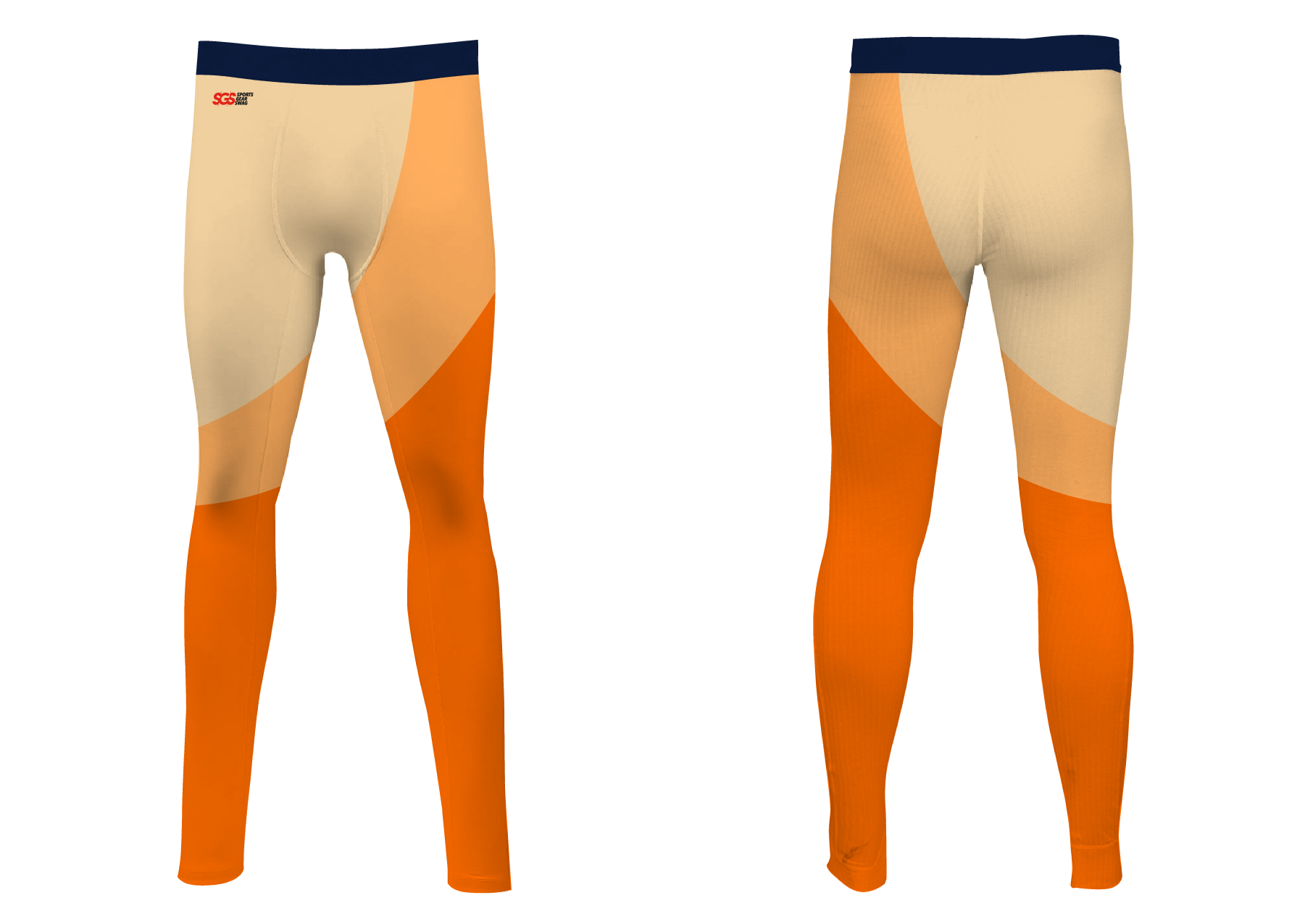 Custom cycling tights adult youth unisex colorful symmetry - Cycling-tights