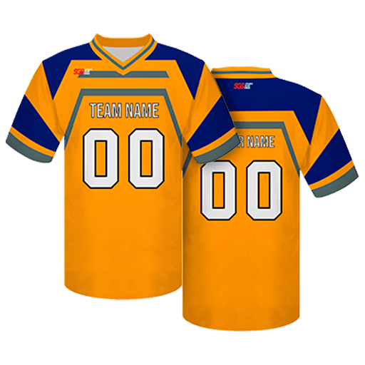 Custom border shapes adult youth unisex football jersey - Jersey