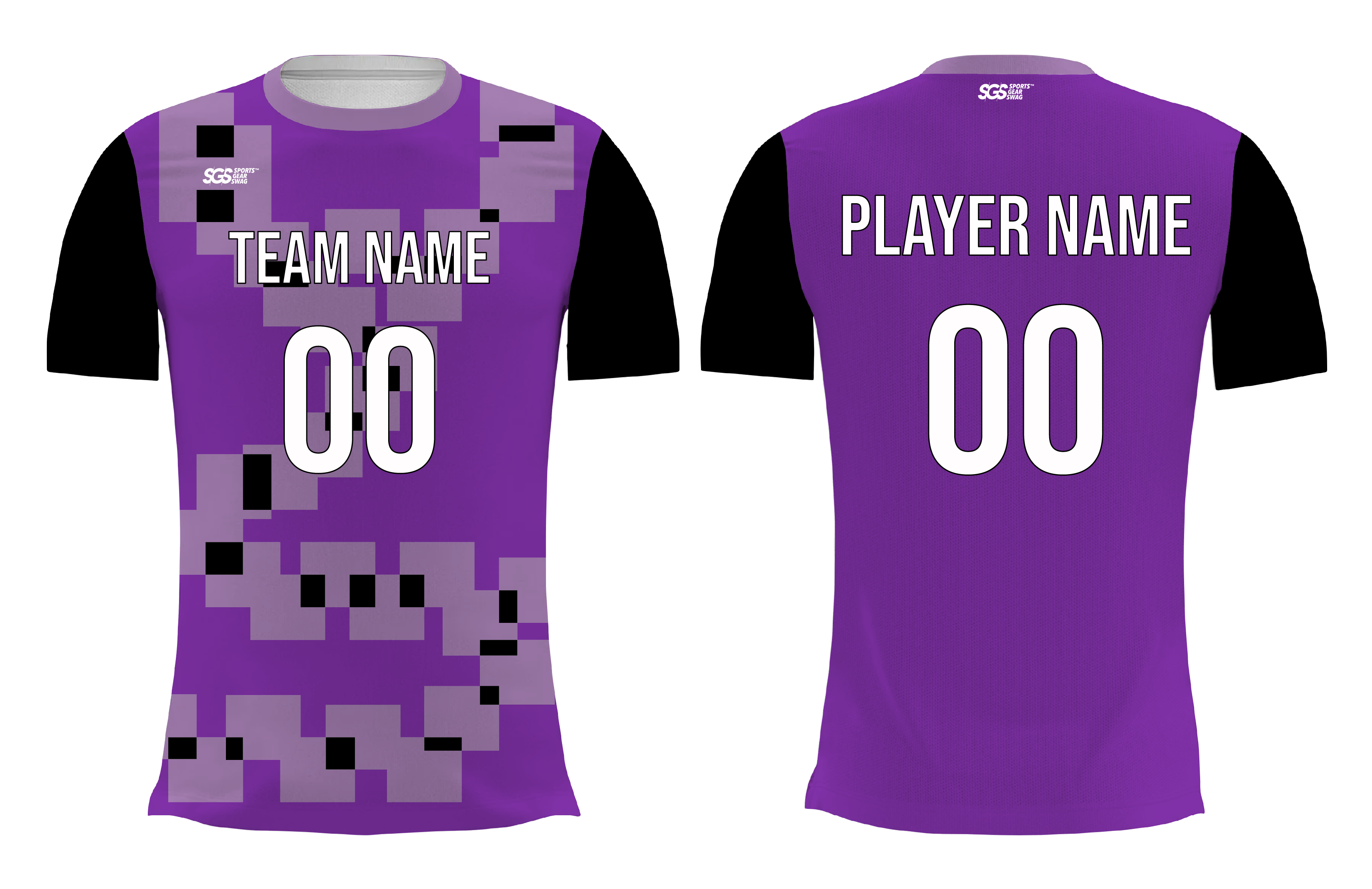 Custom front shapes design adult youth volleyball jersey - Jersey