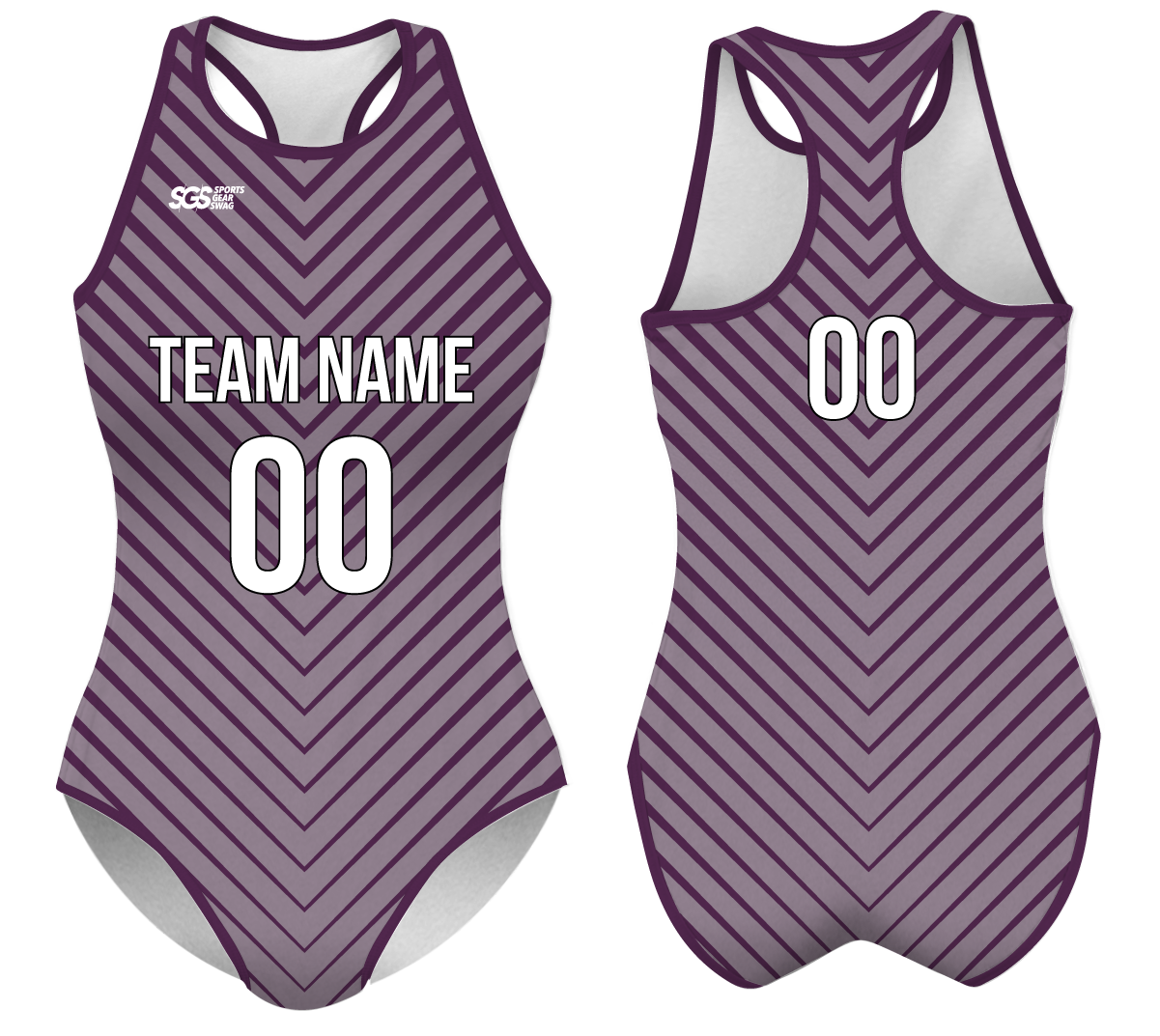 Custom water women speed suit purple lining - Women-water-speed-suits