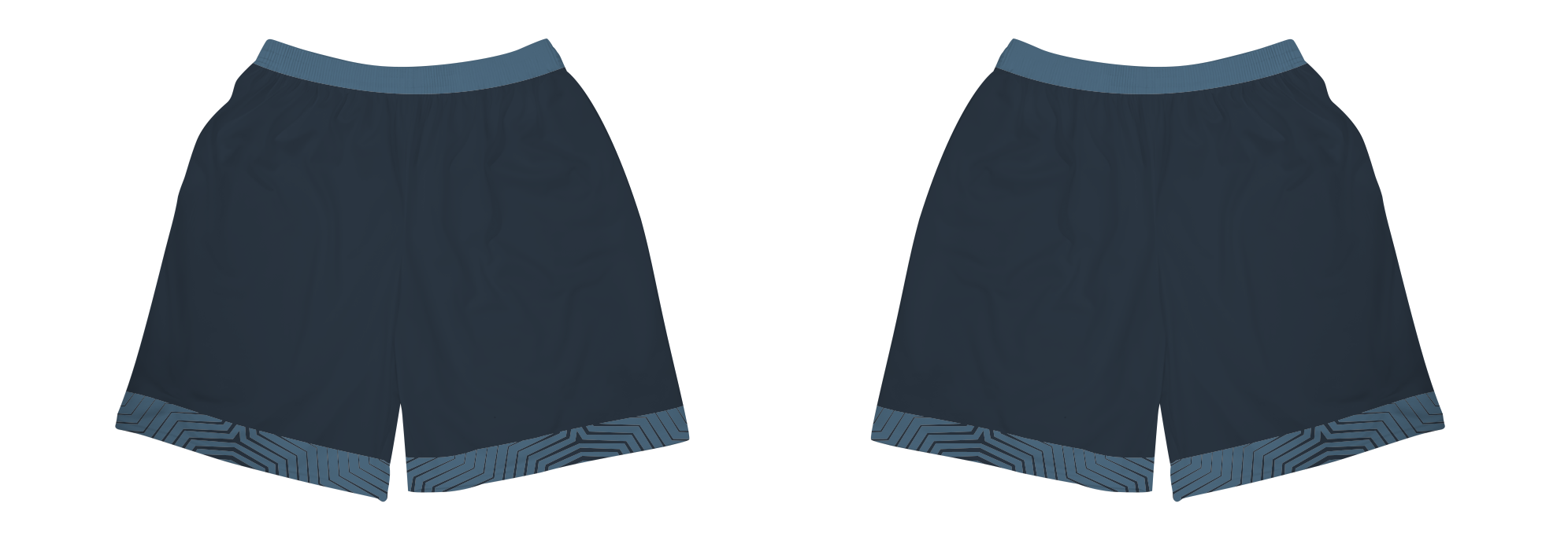 Custom layered stripes adult youth unisex lacrosse shorts - Short