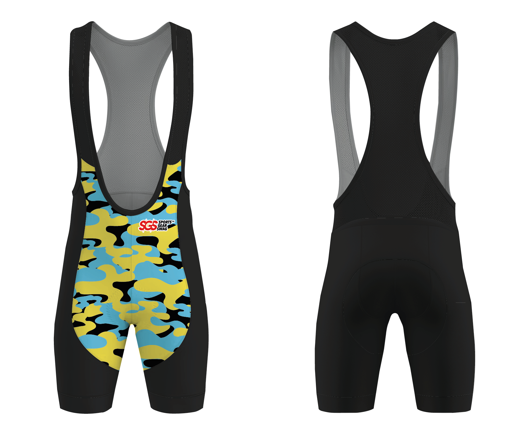 Custom shadowline adult youth unisex cycling bib - Cycling-bibs