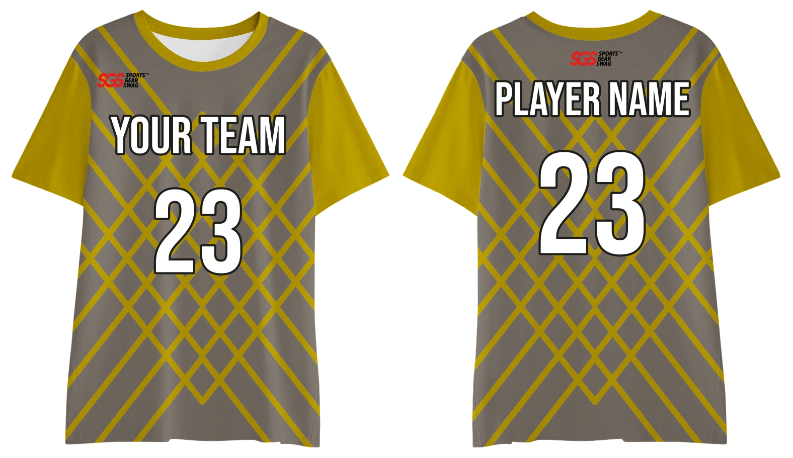 Custom moisture wicking crossed adult youth unisex shirt - Jersey
