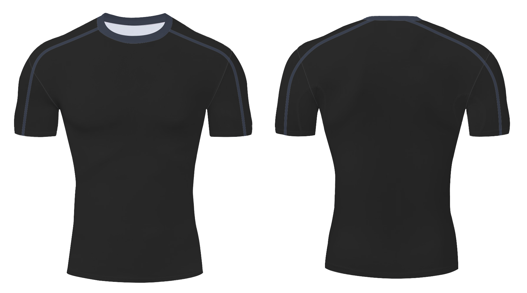 Custom black adult youth unisex compression shirt - Compression-shirts