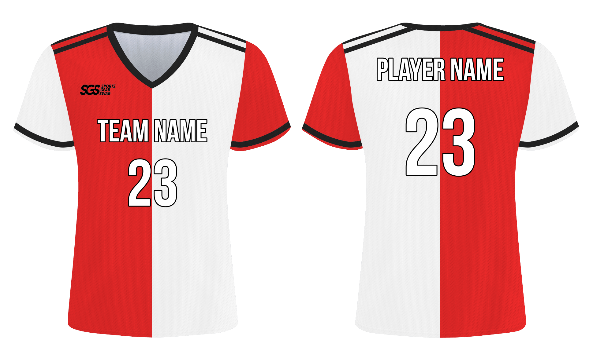 Custom finesse solid adult youth unisex soccer jersey - Jersey