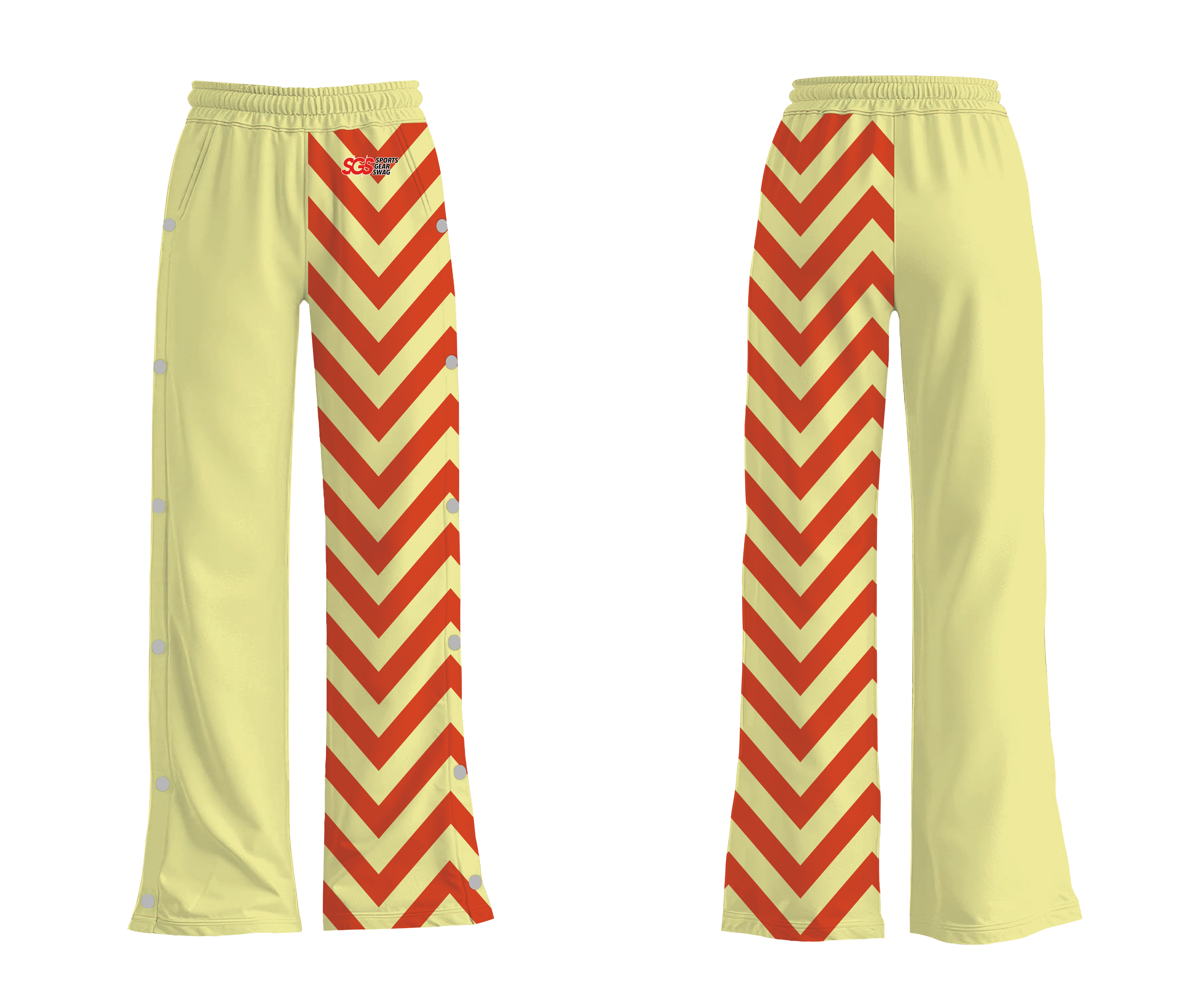 Custom breakaway wide leg pants adult youth unisex loud - Wide-leg-pants