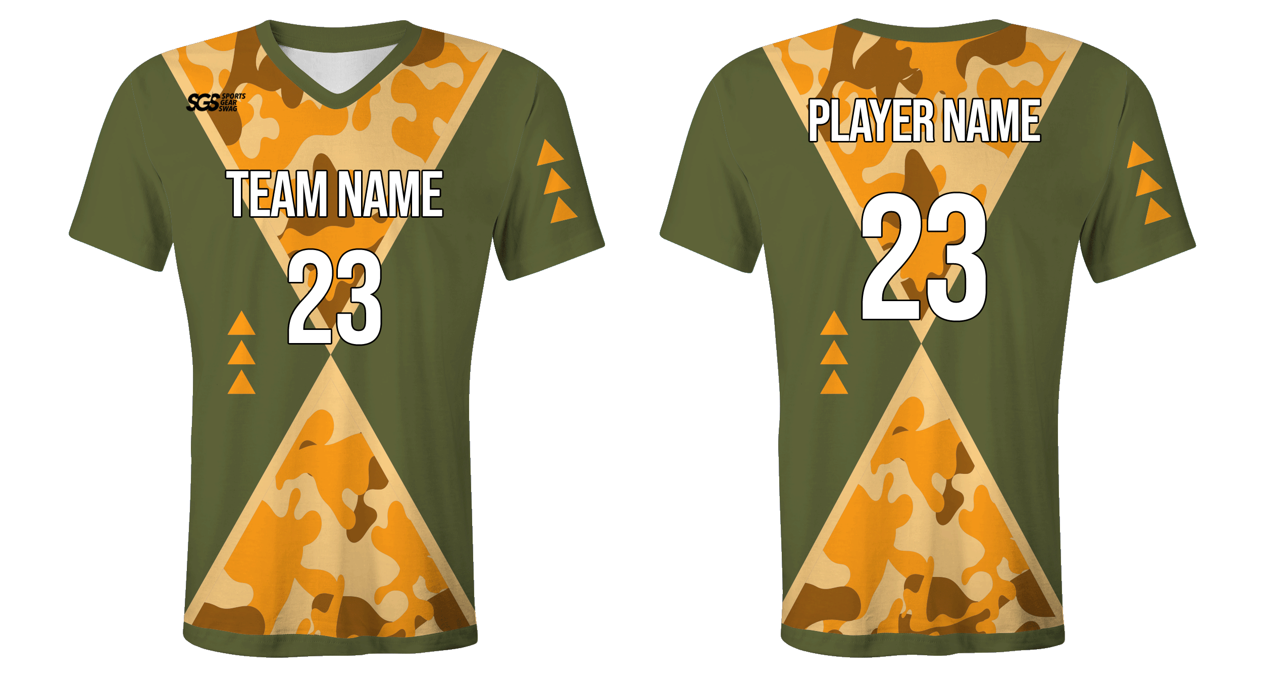 Custom side square camo youth unisex cheerleading short sleeve tight fit jersey - Jersey