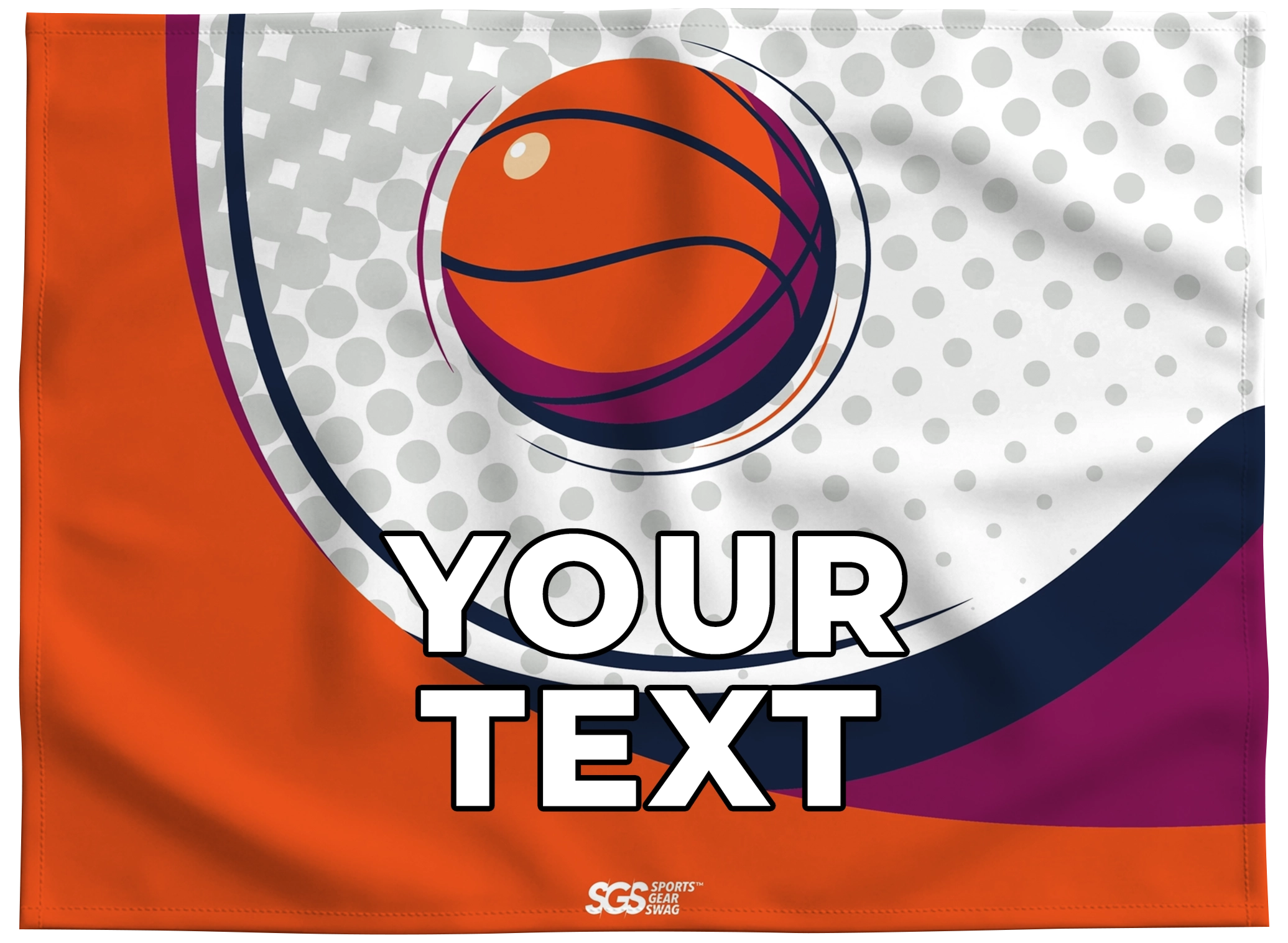 Custom basketball fabric banner dynamic - Fabric-banners