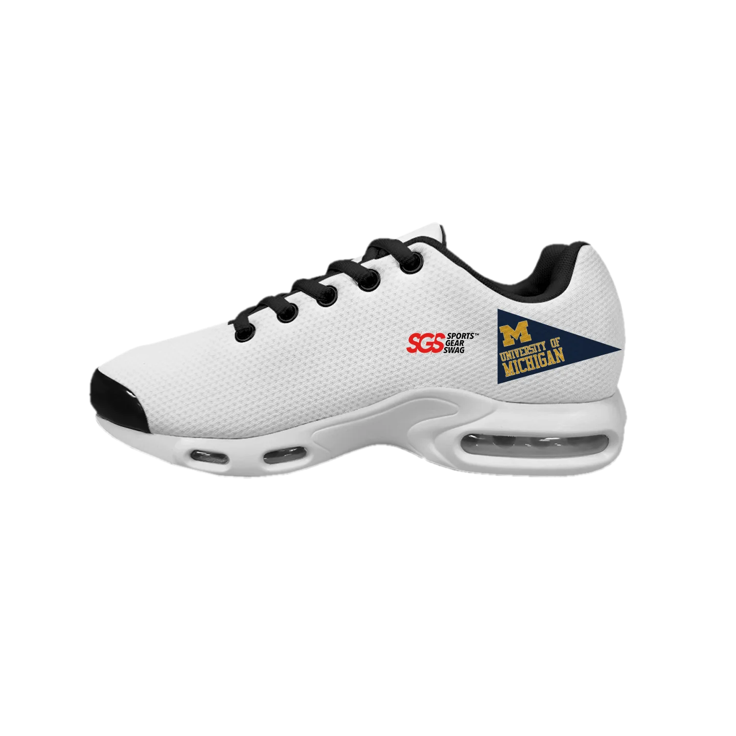 Custom air cushion shoes black bounce - Air-cushion-shoes