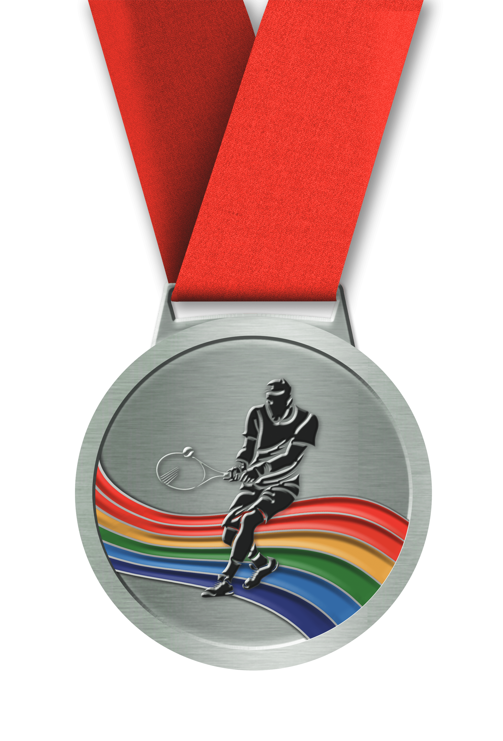 Tennis silver medal awards - Medals-awards