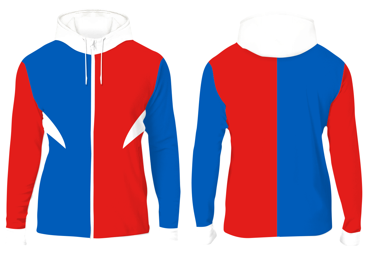 Custom vertical full-zip adult youth unisex hooded jacket - Jacket
