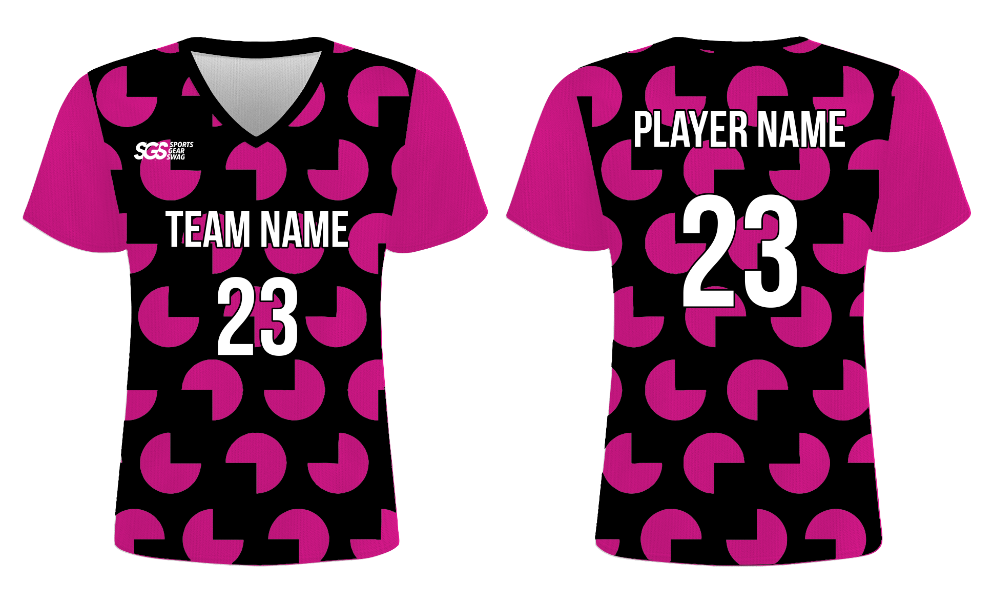 Custom pacman shapes adult youth soccer jersey - Jersey