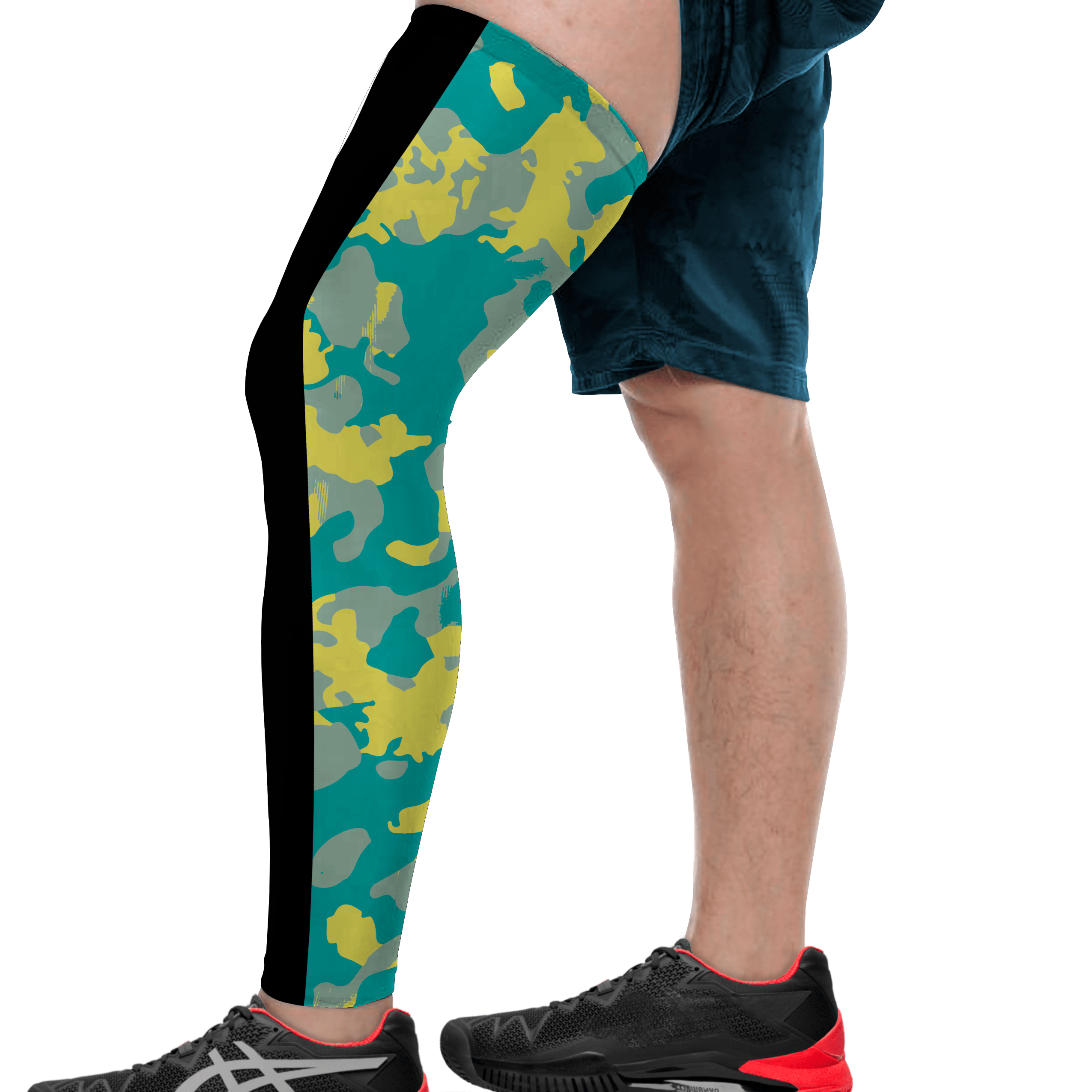 Custom stripe camo adult youth unisex full leg sleeve - Leg-sleeve